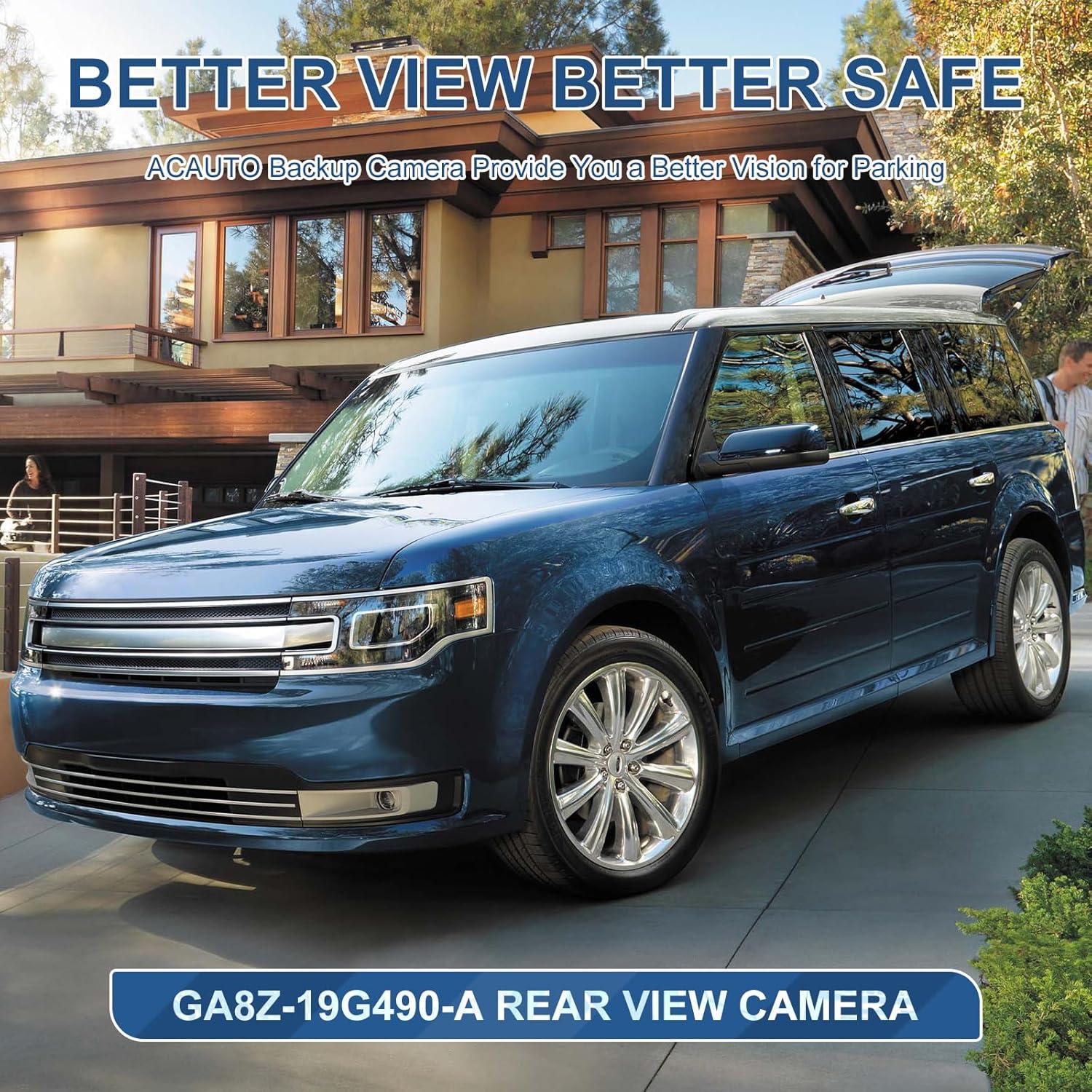 Cámara de reversa ACAUTO para Ford Flex 2013-2019