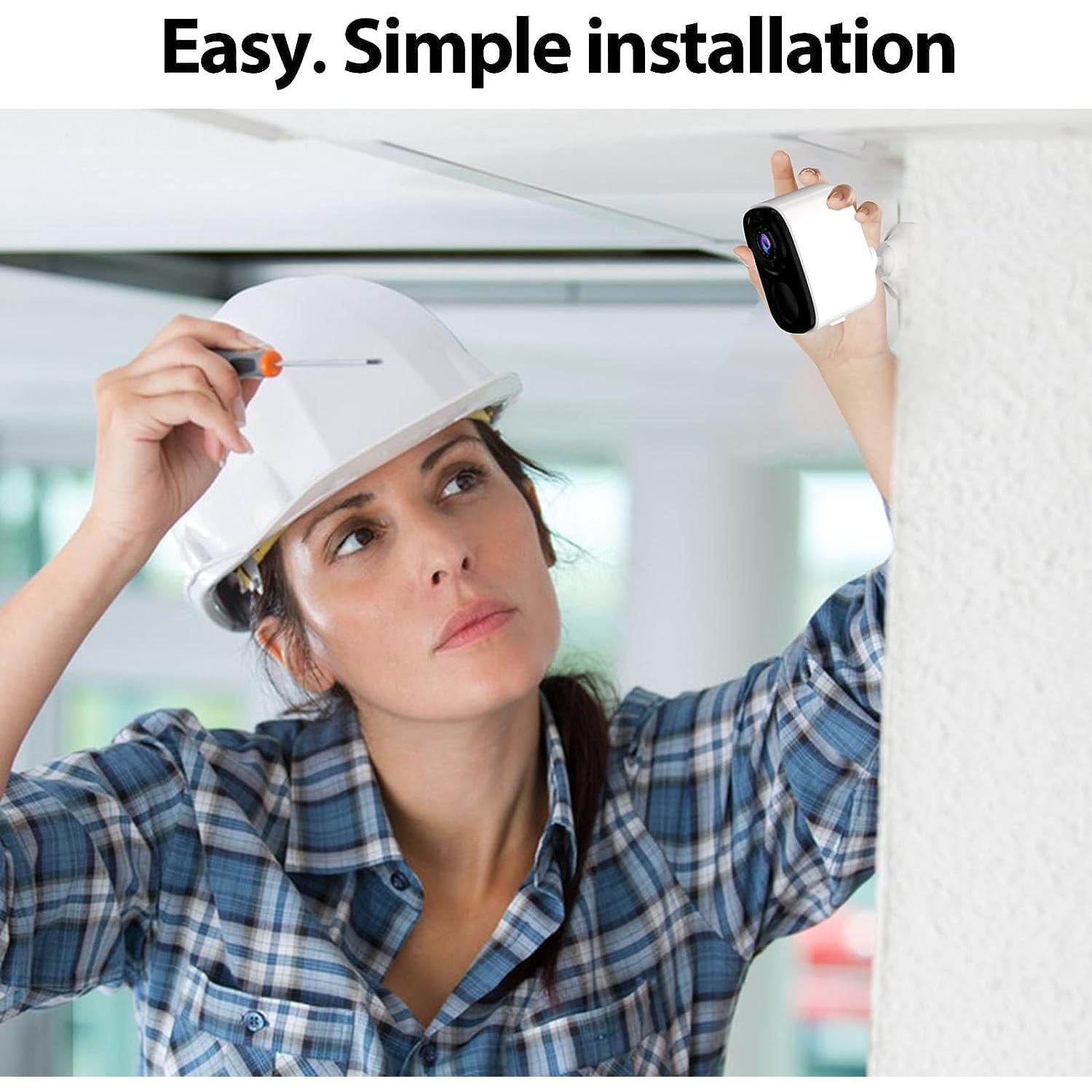 Cámara de Seguridad Solar Inalámbrica Rraycom 5MP WiFi Exterior