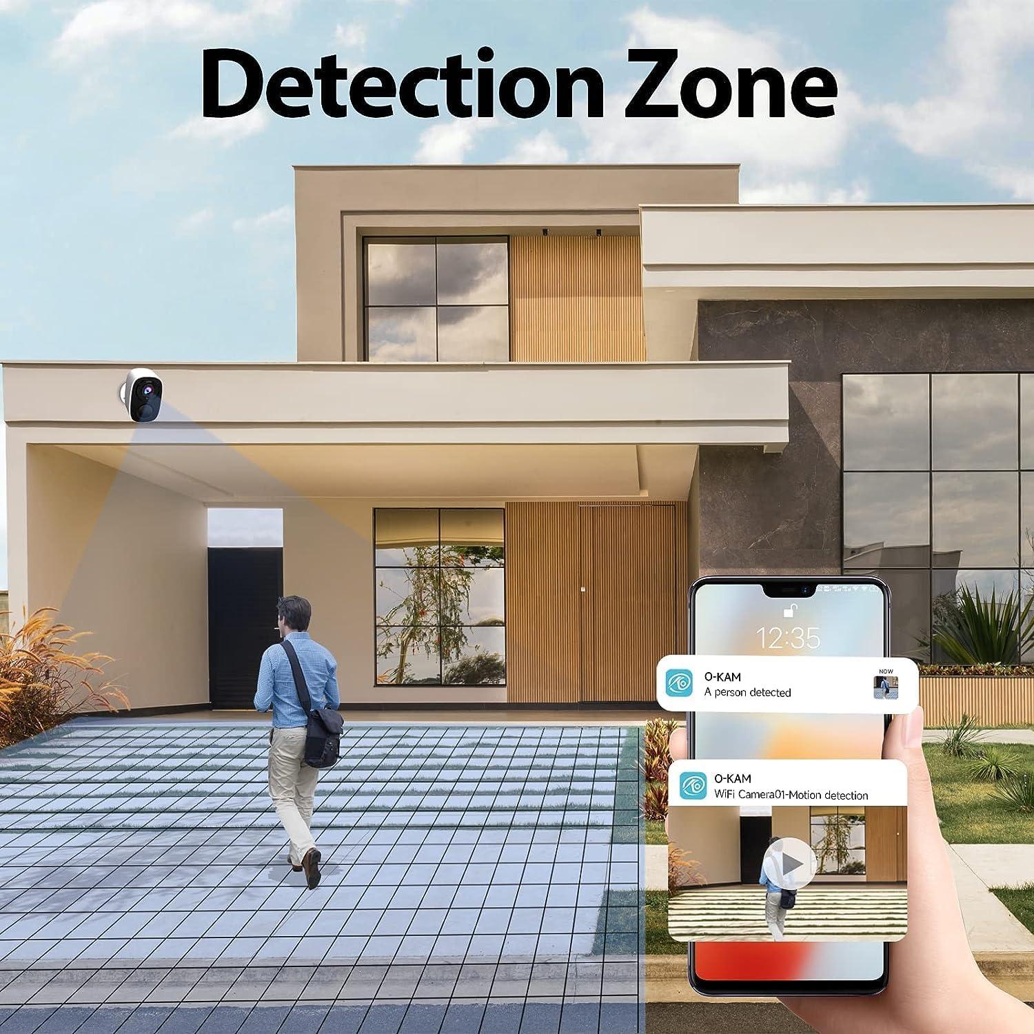 Cámara de Seguridad Solar Inalámbrica Rraycom 5MP WiFi Exterior