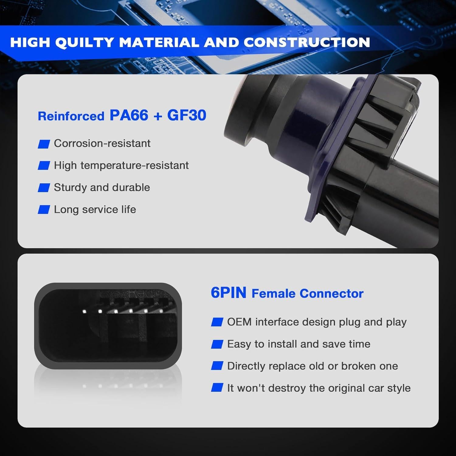 Cámara de Respaldo Misakomo HD 170° para Ford F150 2017-2022