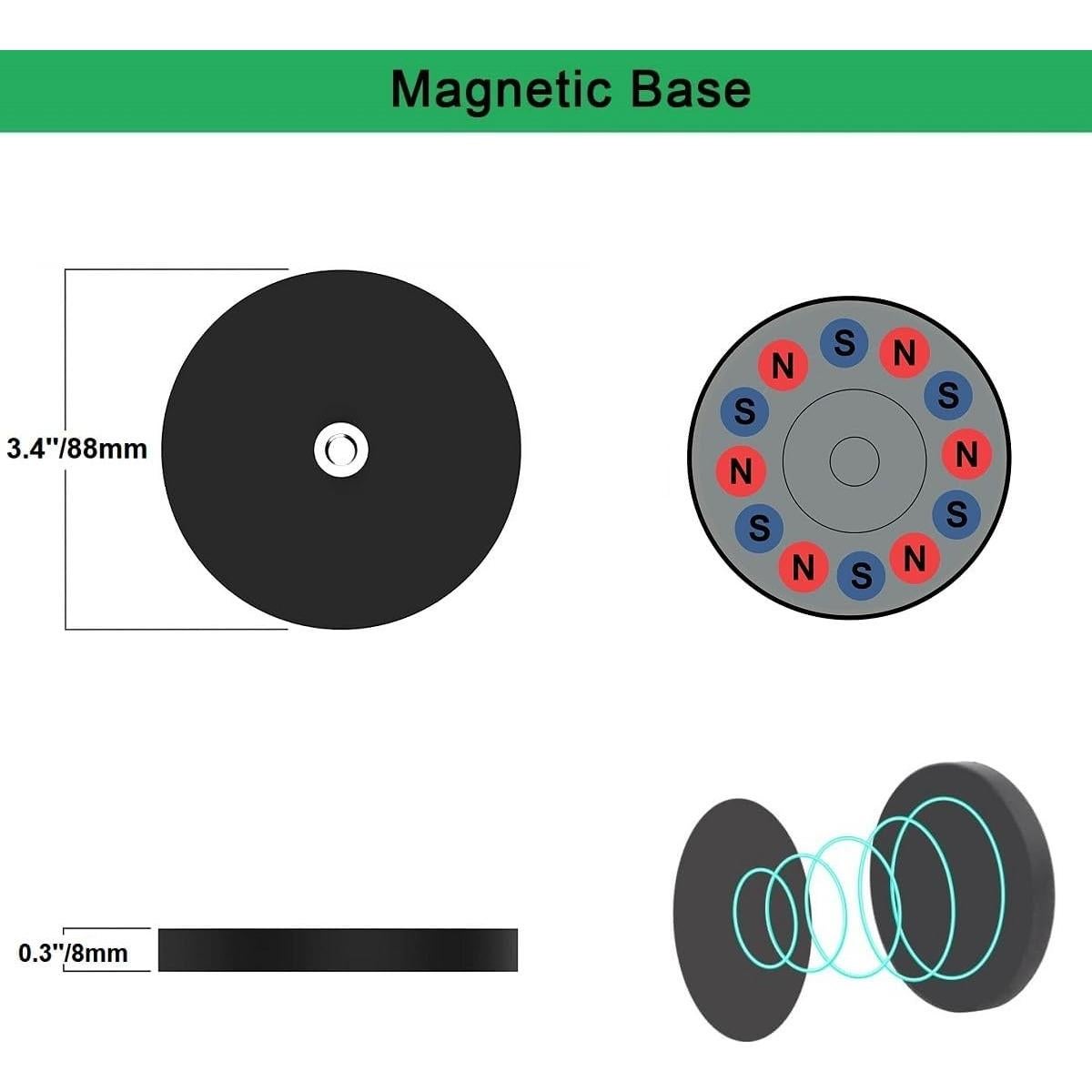 Soporte Magnético para Webcam AceTaken 7" Ajustable 360°