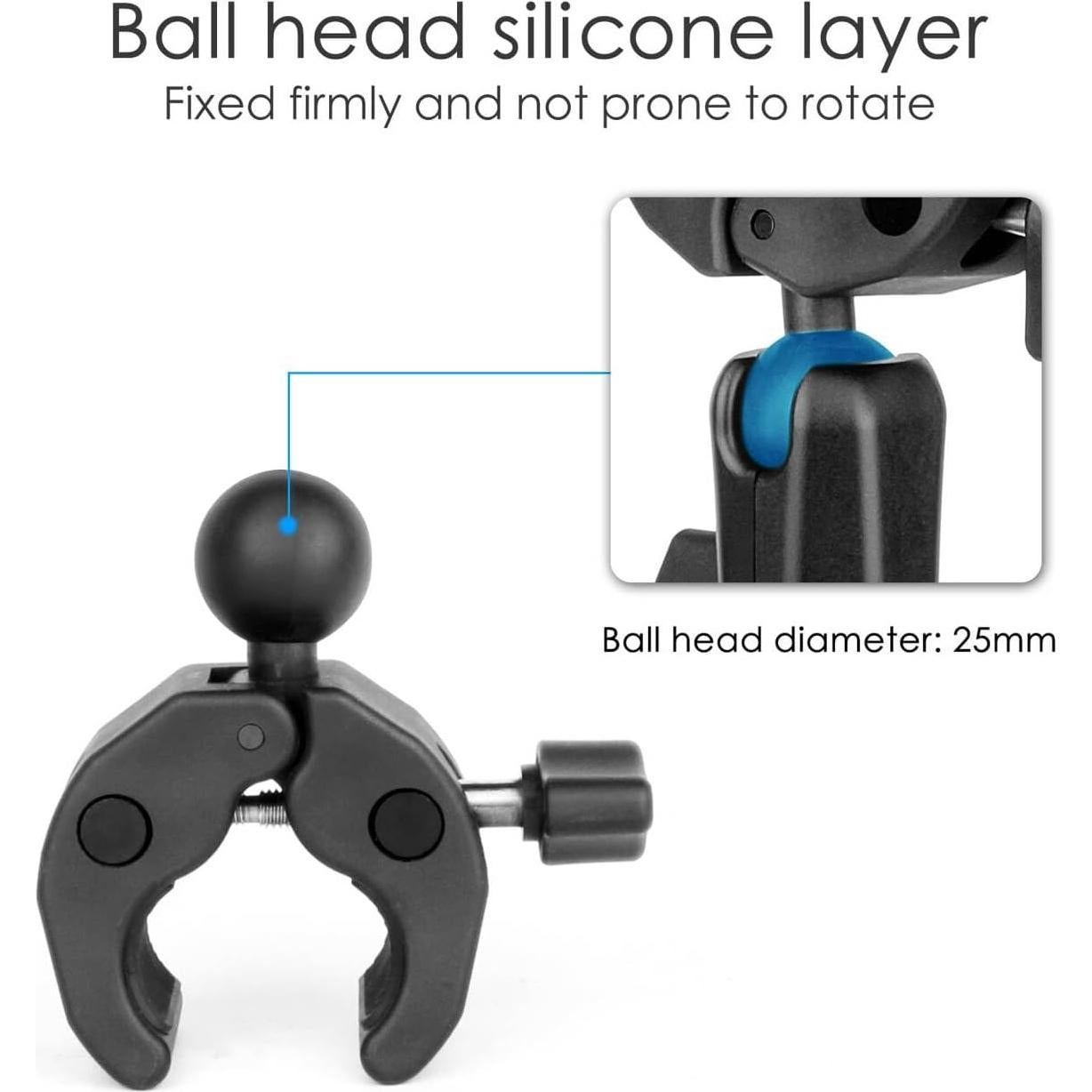 Soporte de Cámara Doble Super Clamp YALLSAME con Brazo Ajustable