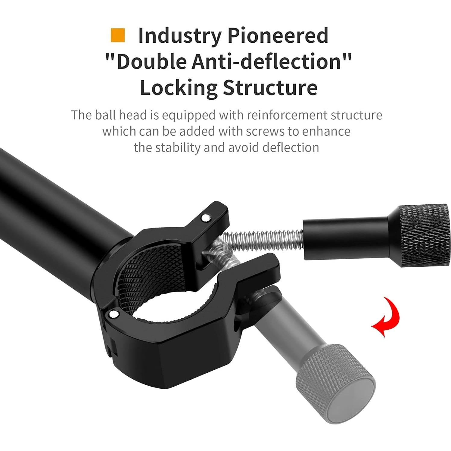 Soporte de Mesa para Cámara DSLR Tinpops con Brazo Ajustable 42-103 cm