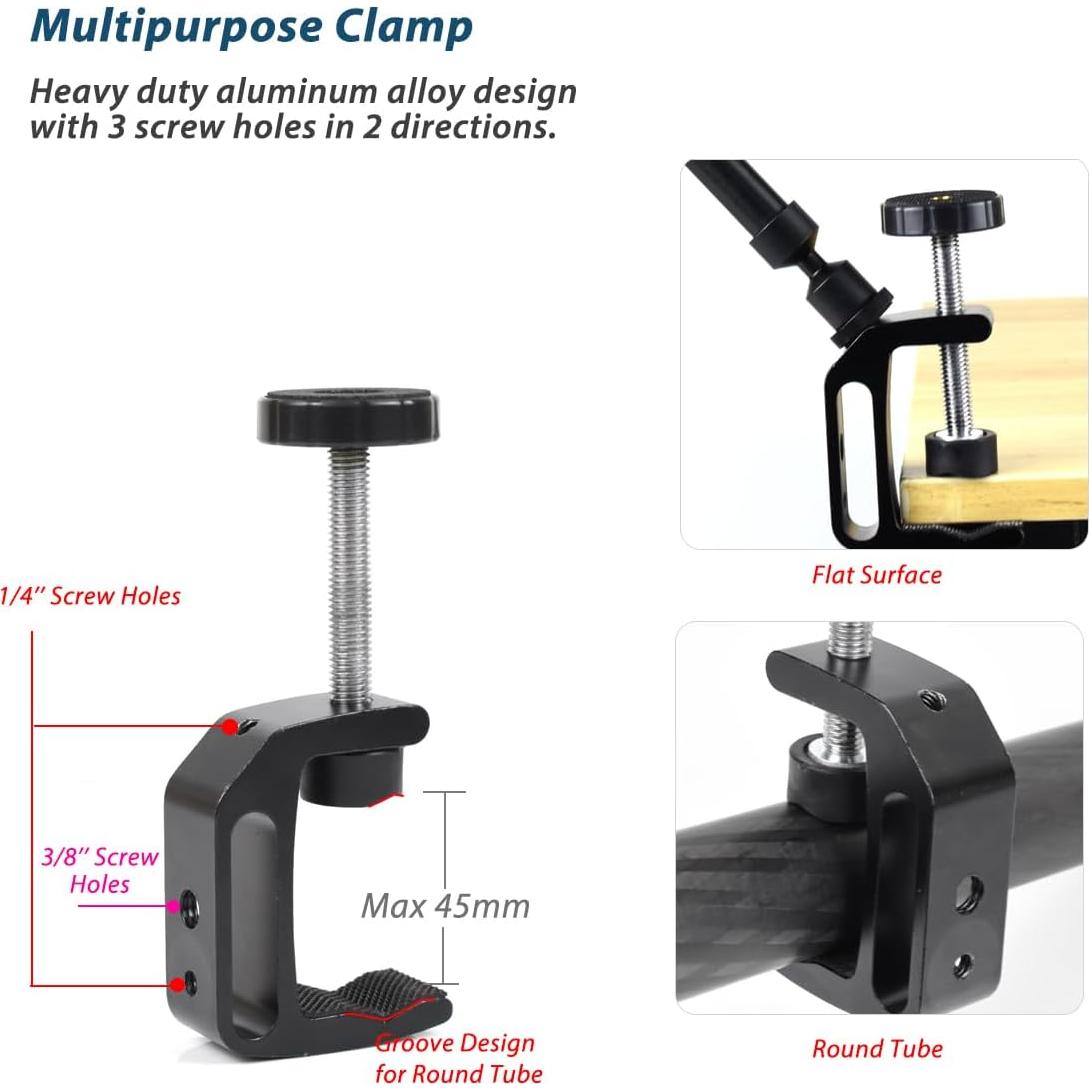 Brazo Mágico Ajustable Akeipho 53cm con Super Abrazadera