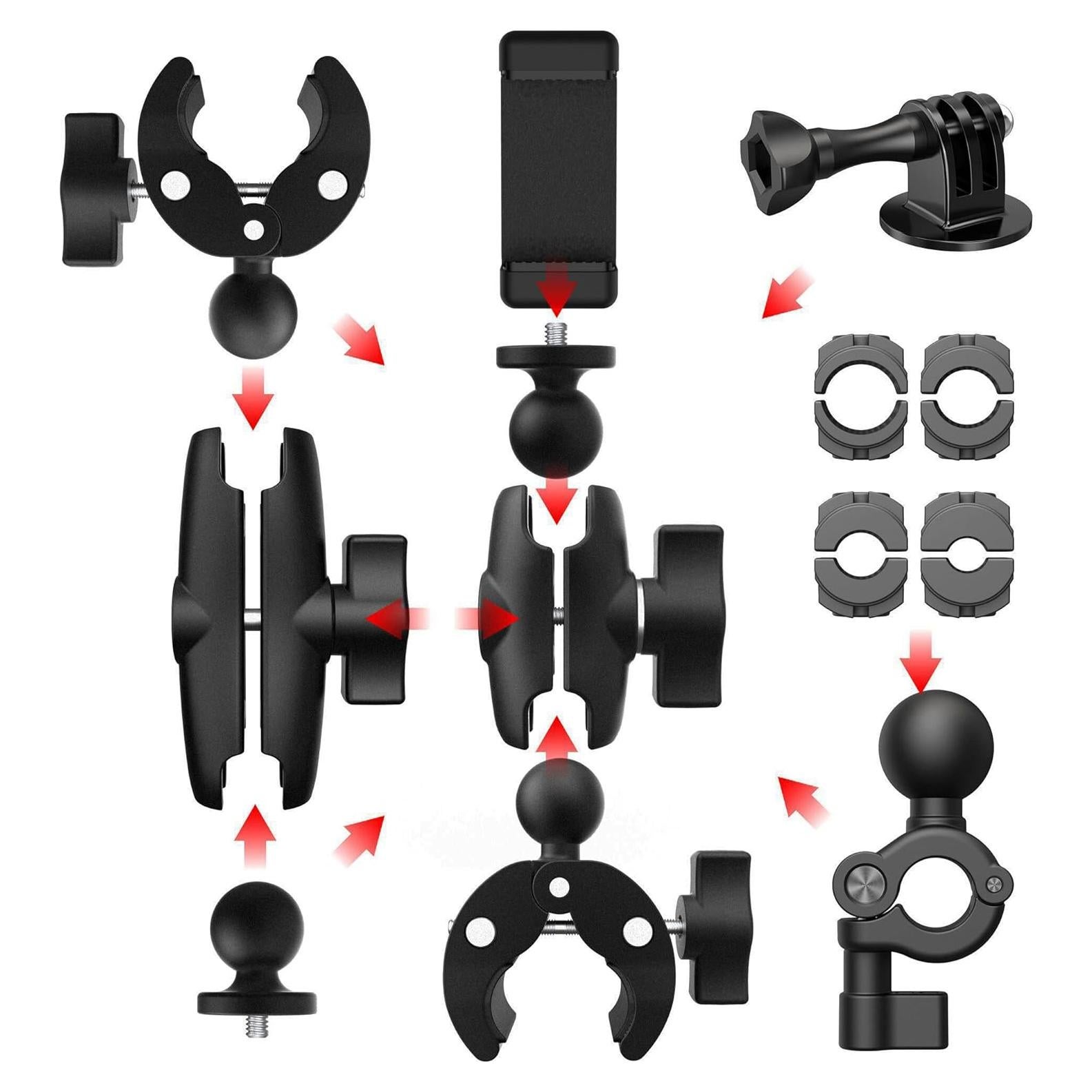 Kit de Accesorios Super Clamp Taisioner 360° para Fotografía