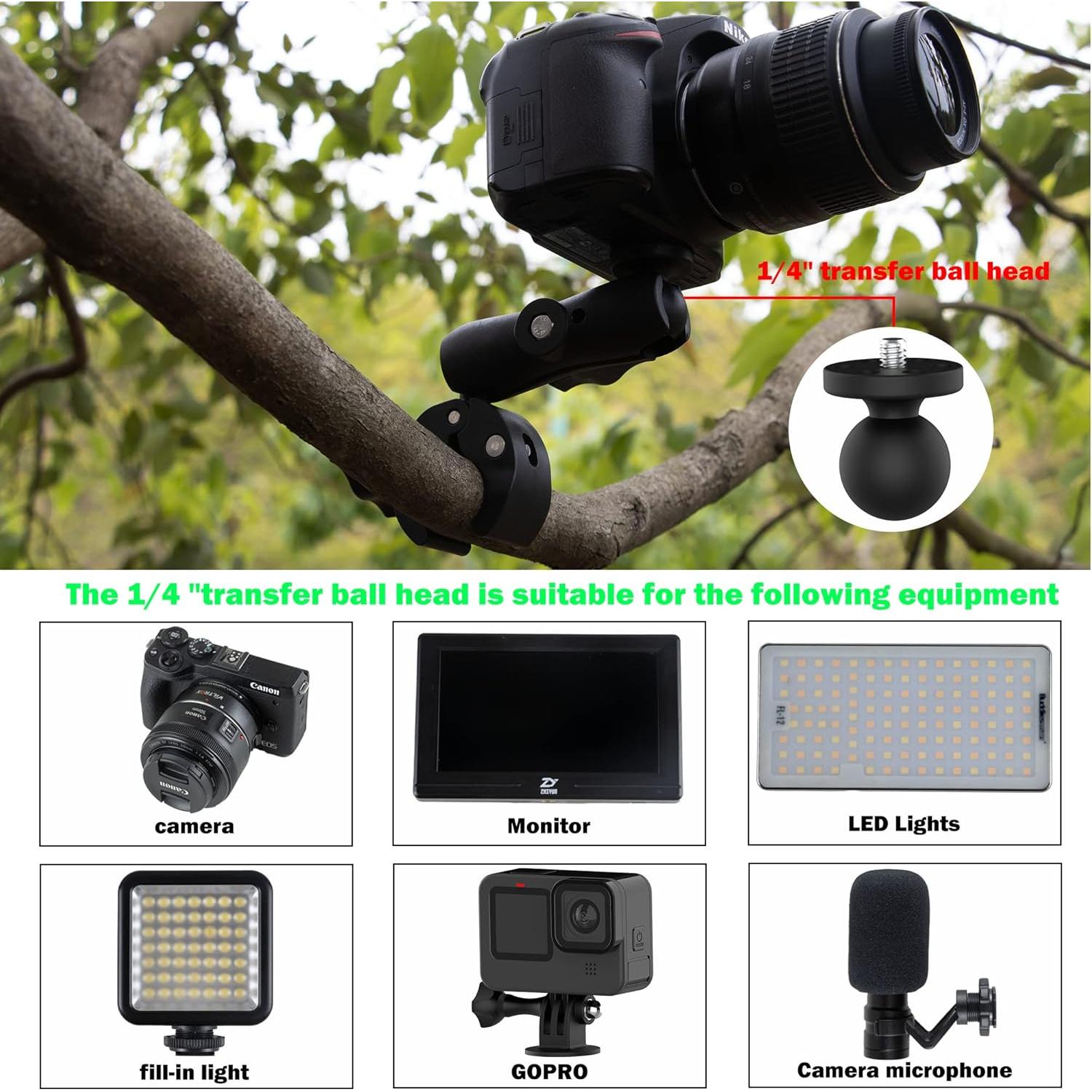 Kit de Accesorios Super Clamp Taisioner 360° para Fotografía