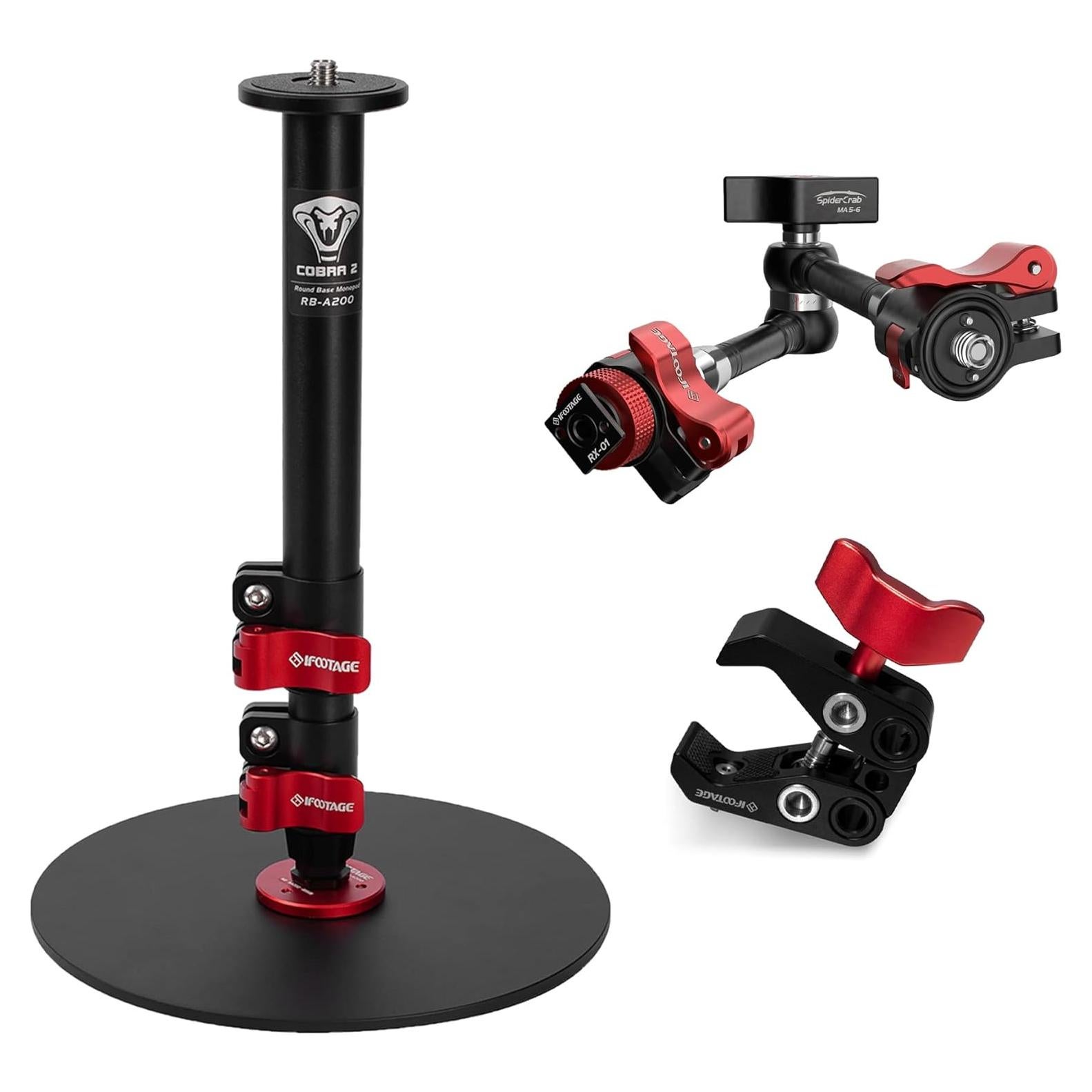 Monopod de Mesa iFootage Cobra 2 Base Redonda 56cm 10kg