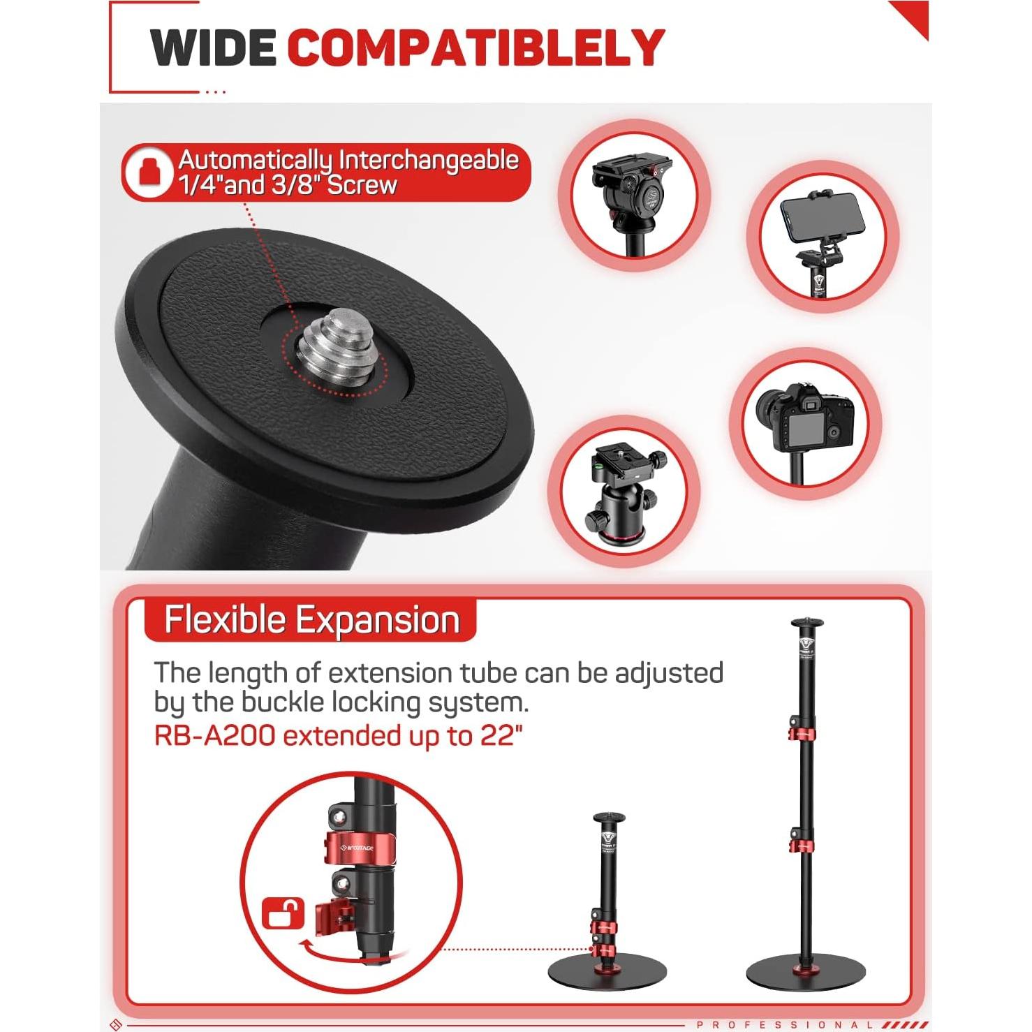 Monopod de Mesa iFootage Cobra 2 Base Redonda 56cm 10kg