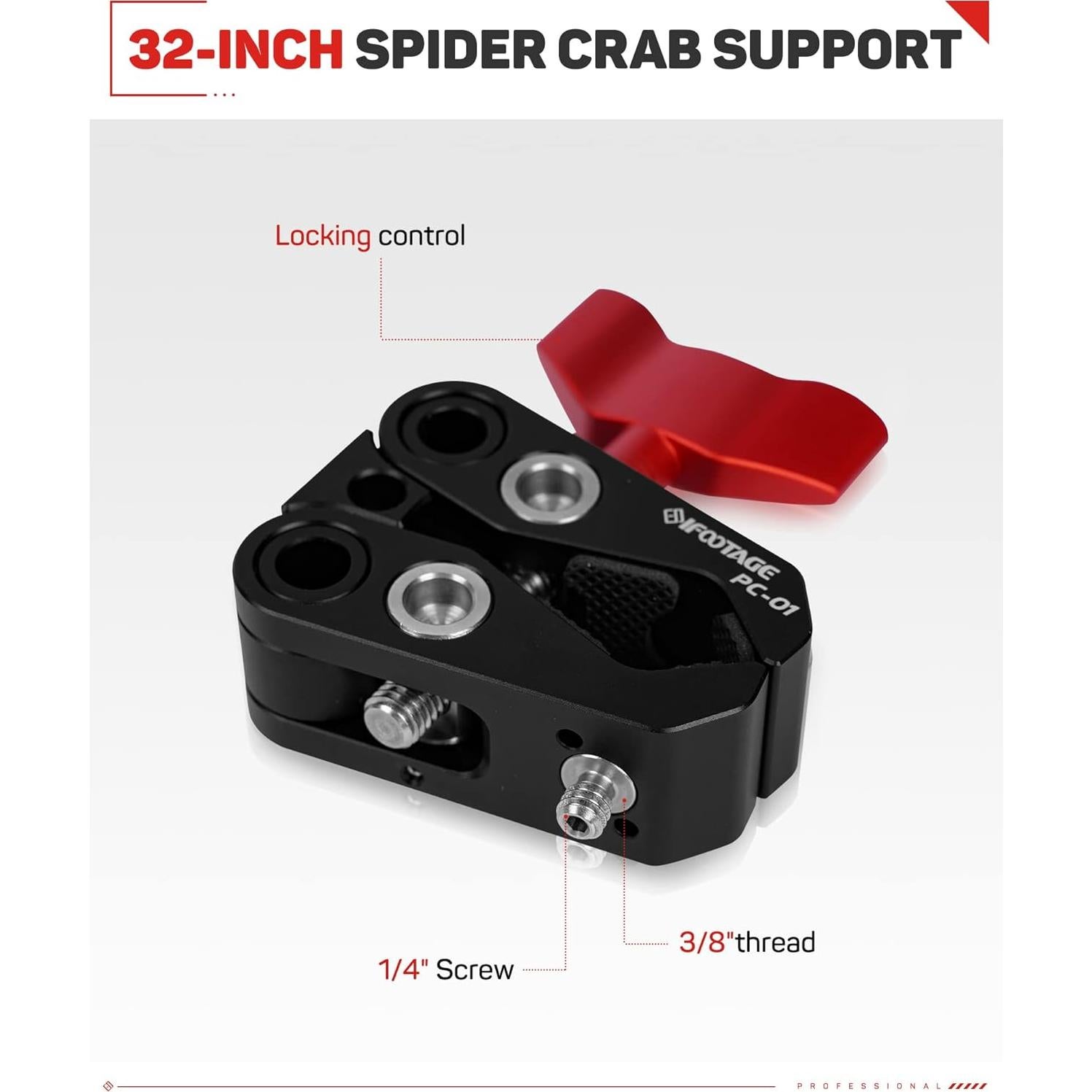 Monopod de Mesa iFootage Cobra 2 Base Redonda 56cm 10kg