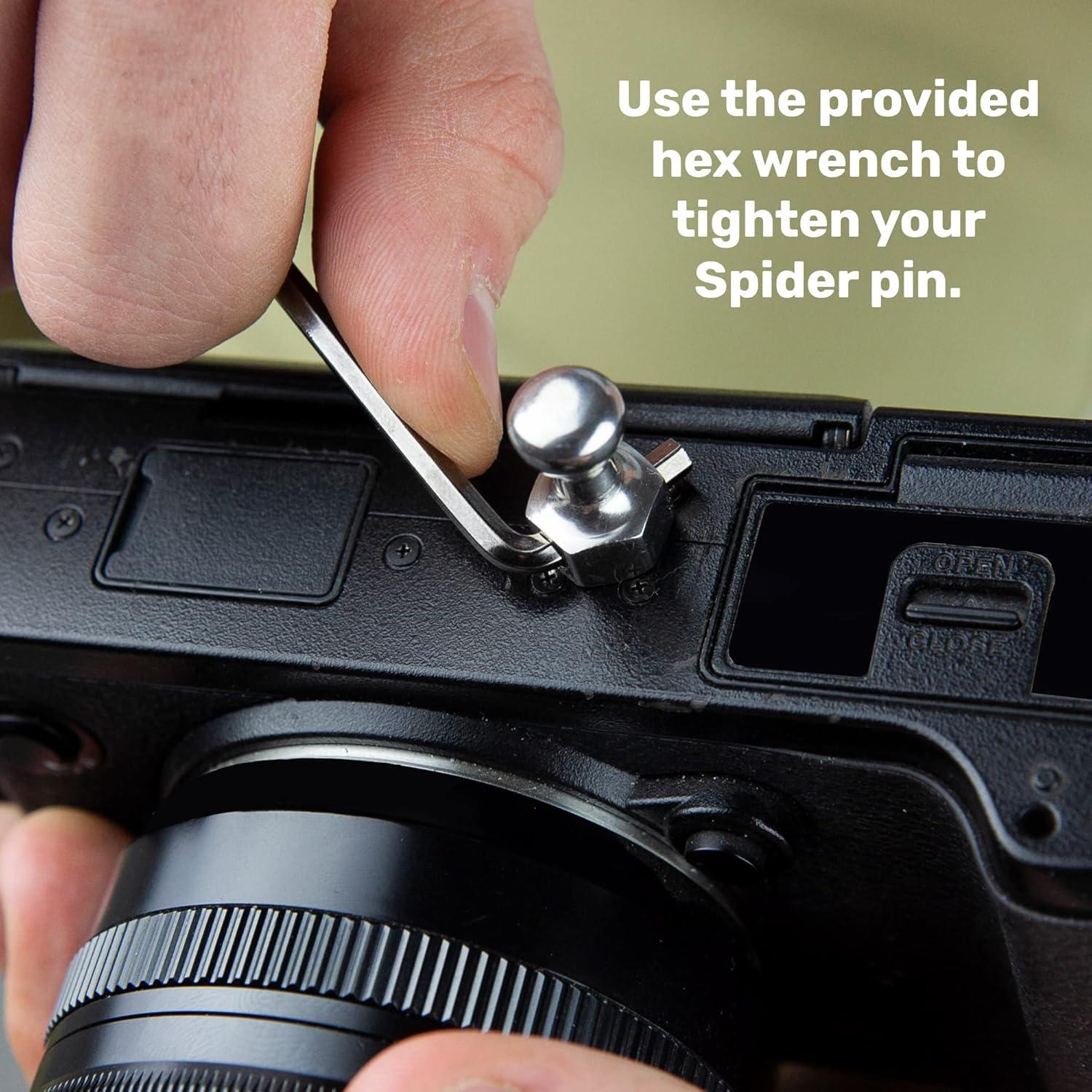 Soporte de Cámara Spider Holster BlackWidow para Cinturón