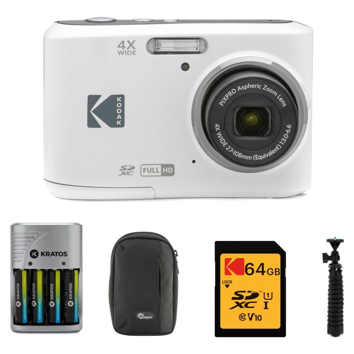 Cámara Digital Kodak PIXPRO FZ45 16MP 1080p + Accesorios