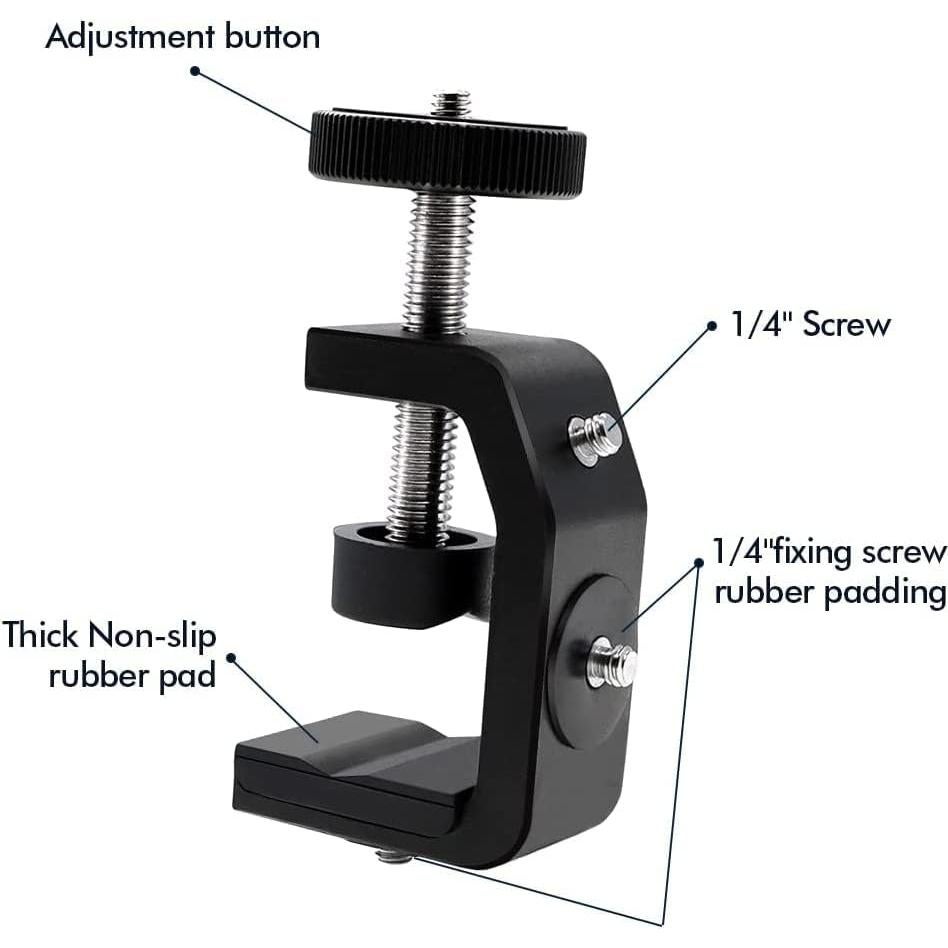 Abrazadera C Ajustable SLOW DOLPHIN para Cámara DSLR 4kg