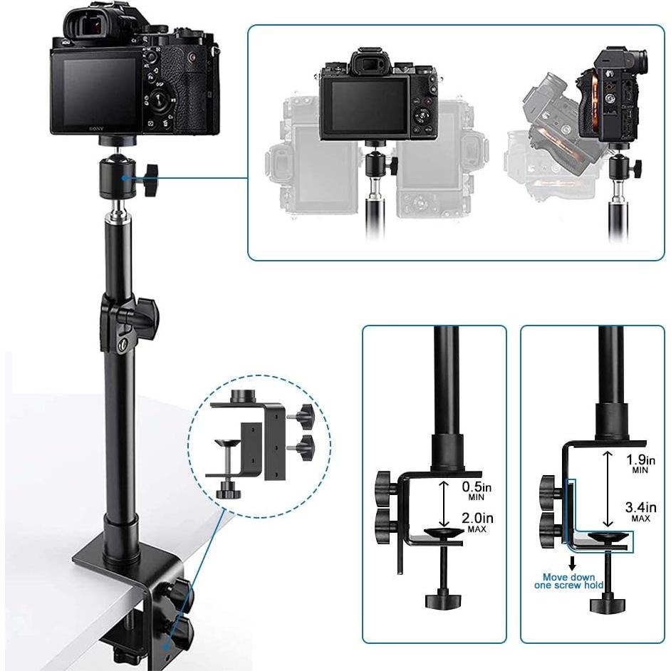 Soporte de Montaje de Escritorio NN-STAND para Cámara - 34.8 a 58.9 cm