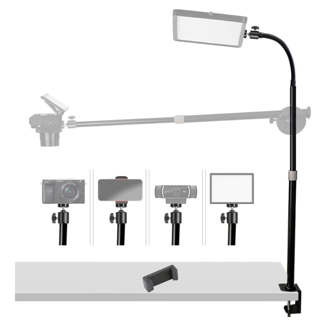 Soporte de Mesa Ajustable Etubby para Cámara y Teléfono 35-80cm