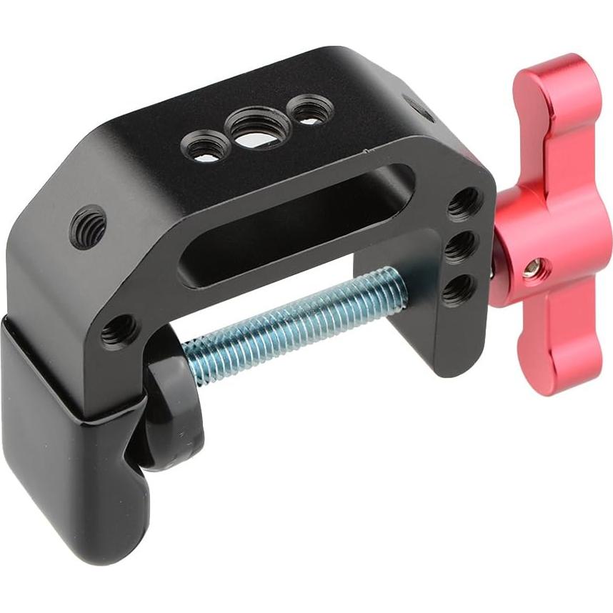C-Clamp Universal CAMVATE Rojo para Monitor de Cámara