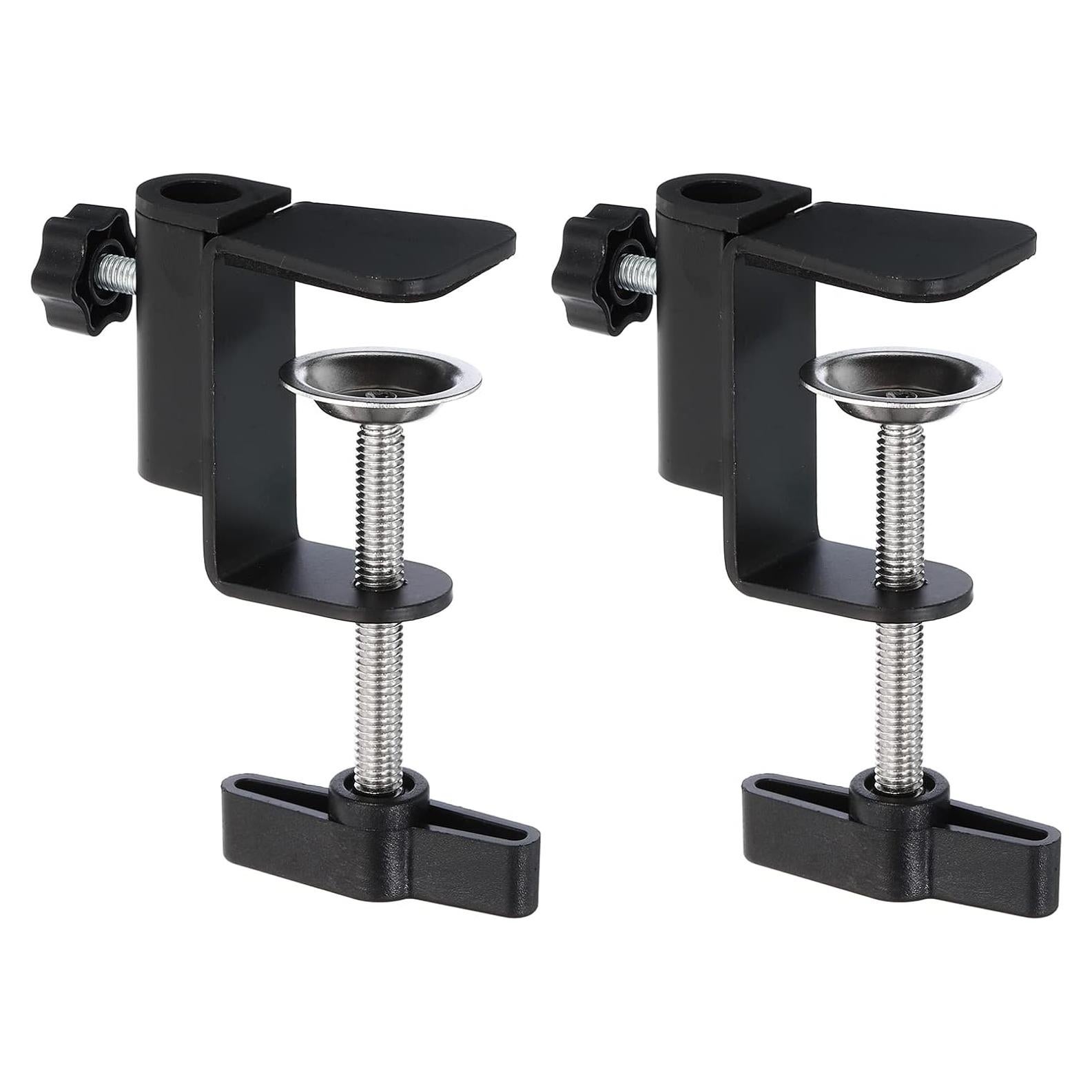 Abrazadera de Escritorio PATIKIL 2 Pcs Ajustable Negro