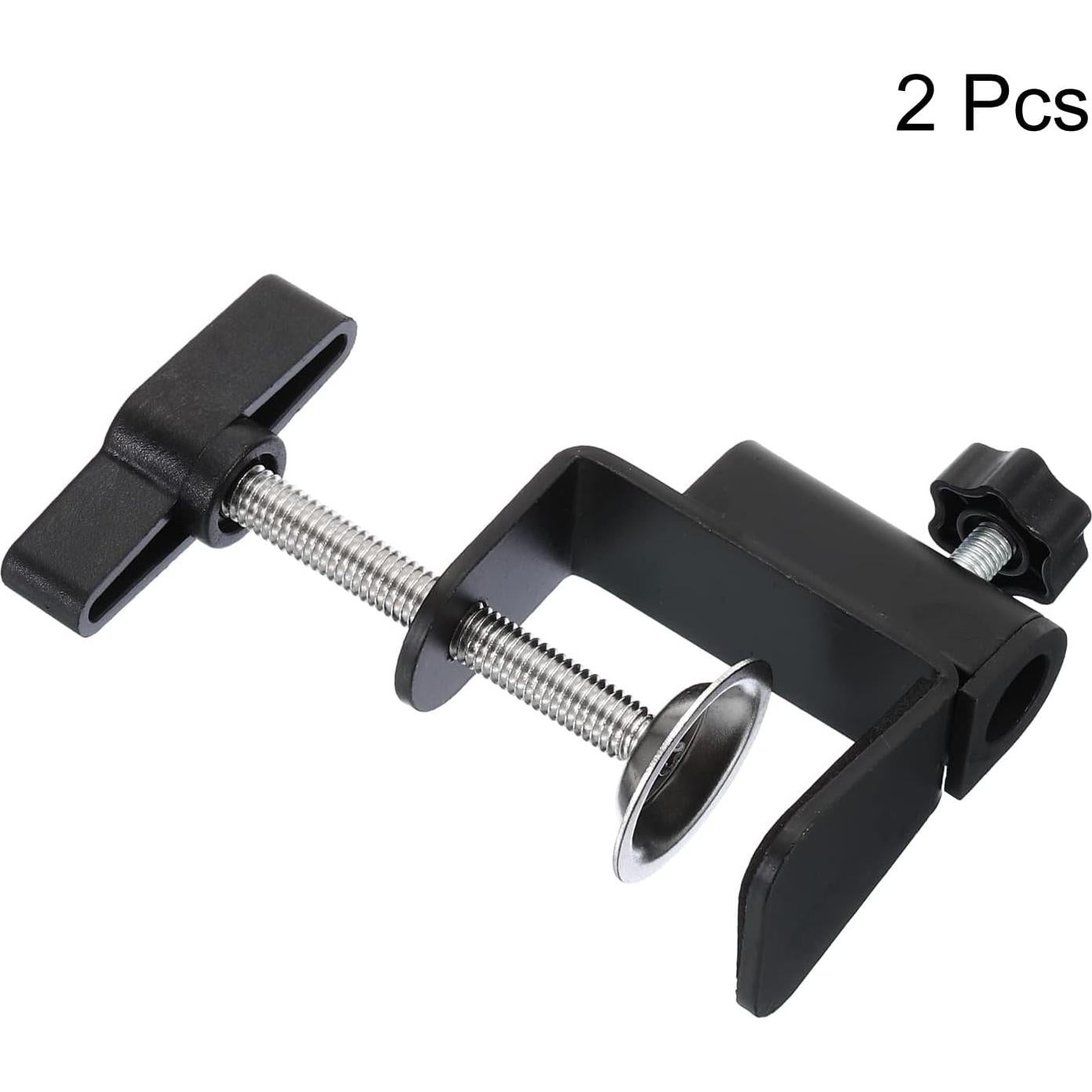Abrazadera de Escritorio PATIKIL 2 Pcs Ajustable Negro