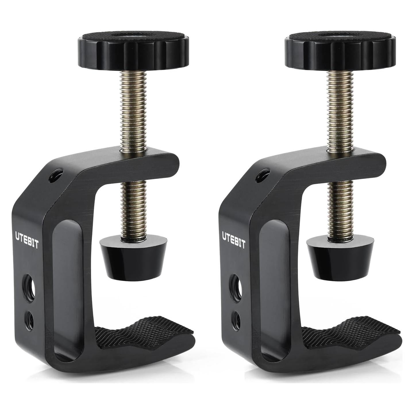 Abrazaderas C UTEBIT 2 Paquete Aluminio Ajustables 0-45mm