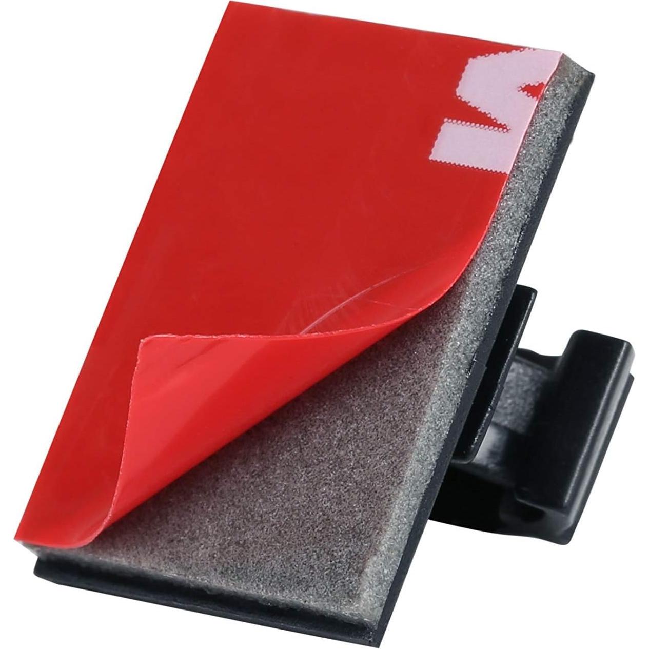 Clips de Cable Autoadhesivos 3M Negro 30 Piezas para Organización