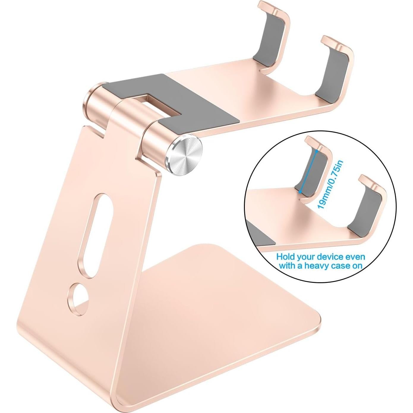 Soporte Ajustable para Teléfono OMOTON C2 Aluminio Dorado