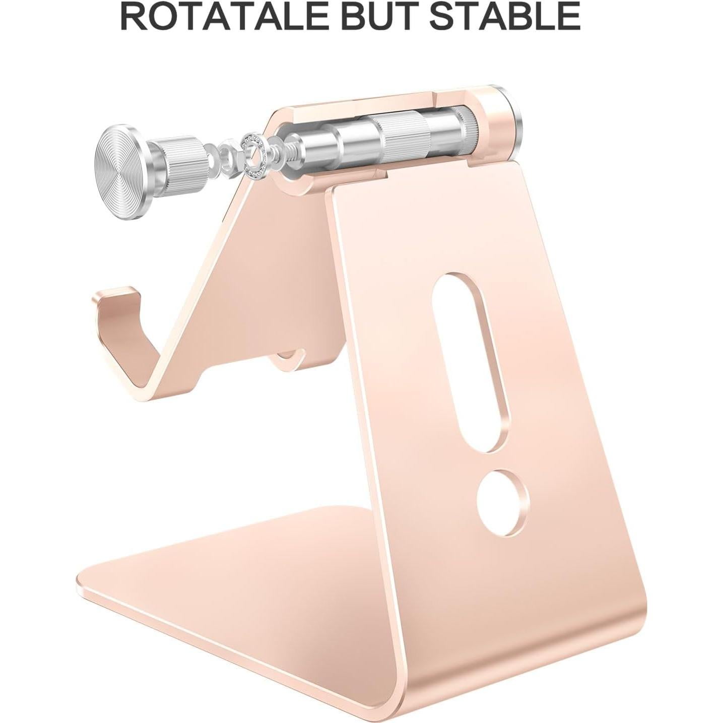 Soporte Ajustable para Teléfono OMOTON C2 Aluminio Dorado