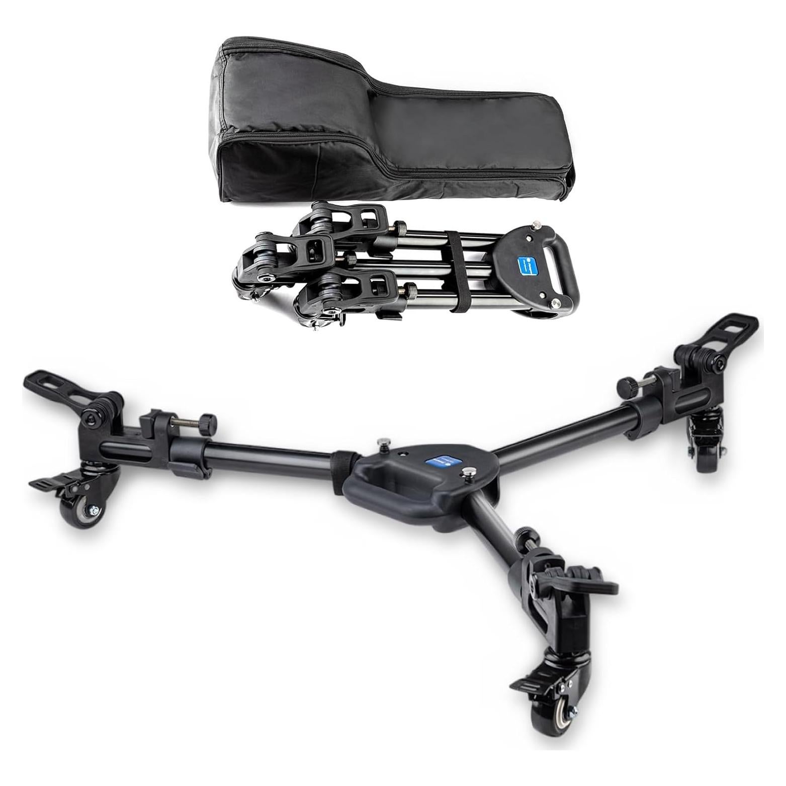 Carro Dolly de Trípode Fotopro DP-2 con Ruedas y Patas Ajustables