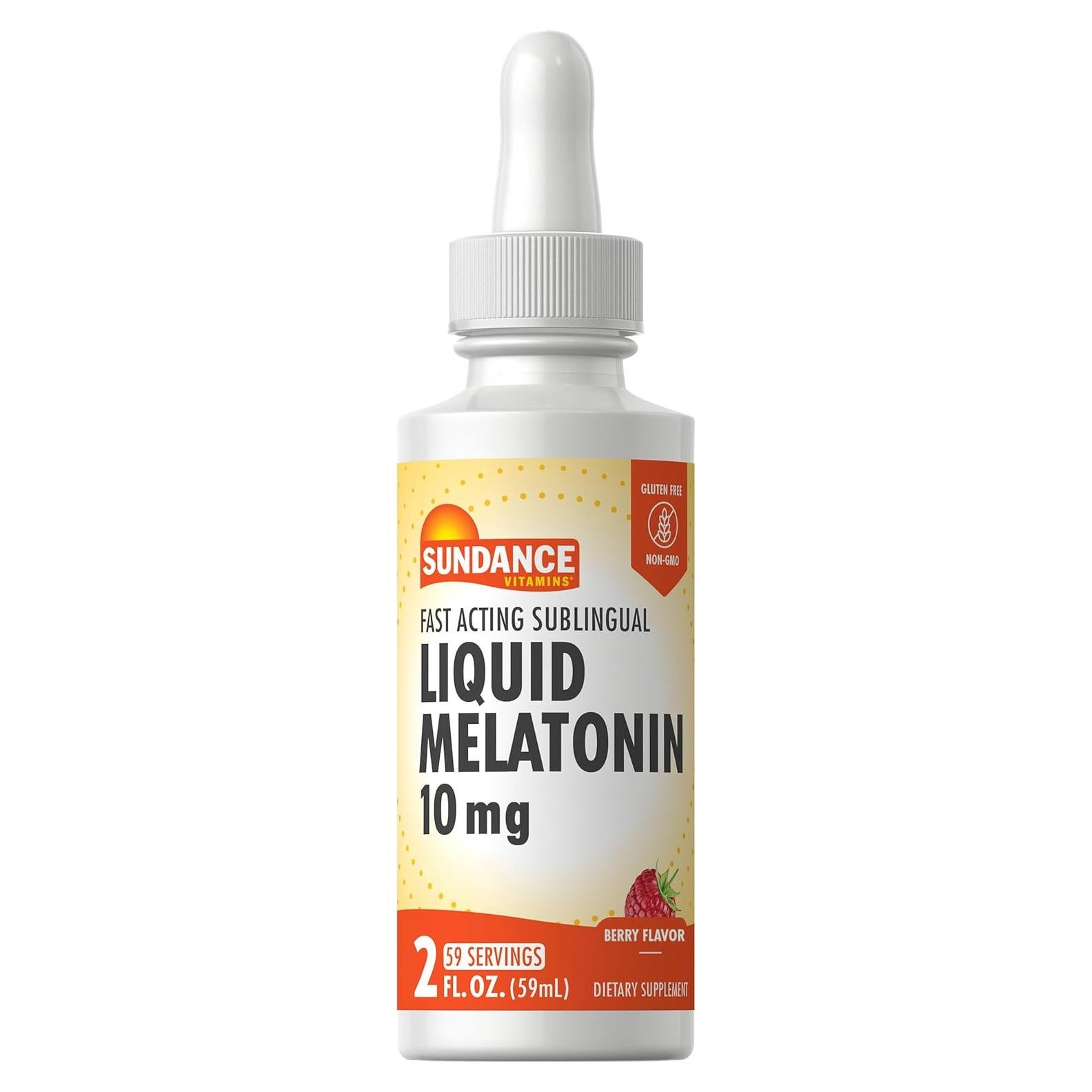 Melatonina Líquida 10mg Sundance 59ml Sabor Baya Vegetariano