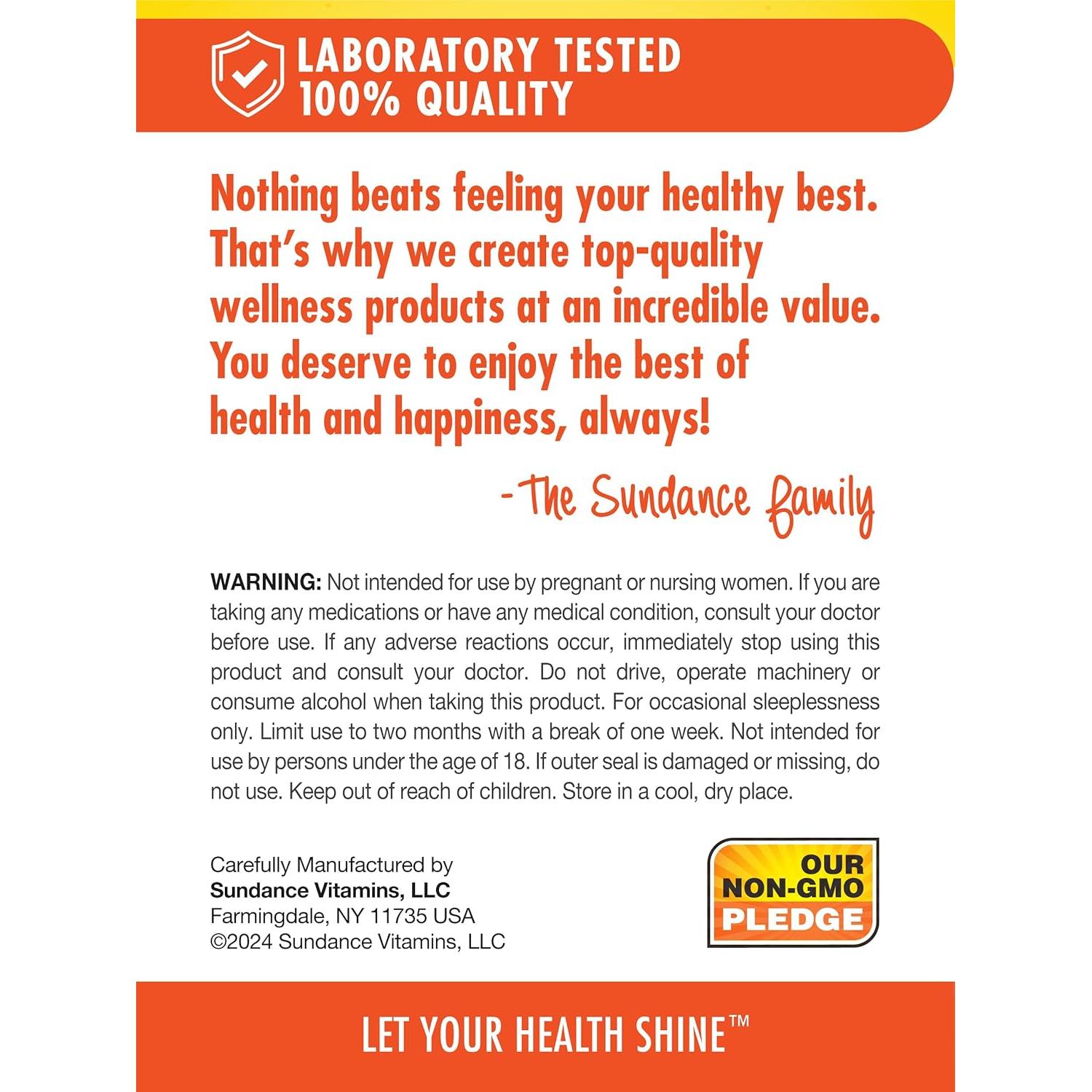 Melatonina Líquida 10mg Sundance 59ml Sabor Baya Vegetariano