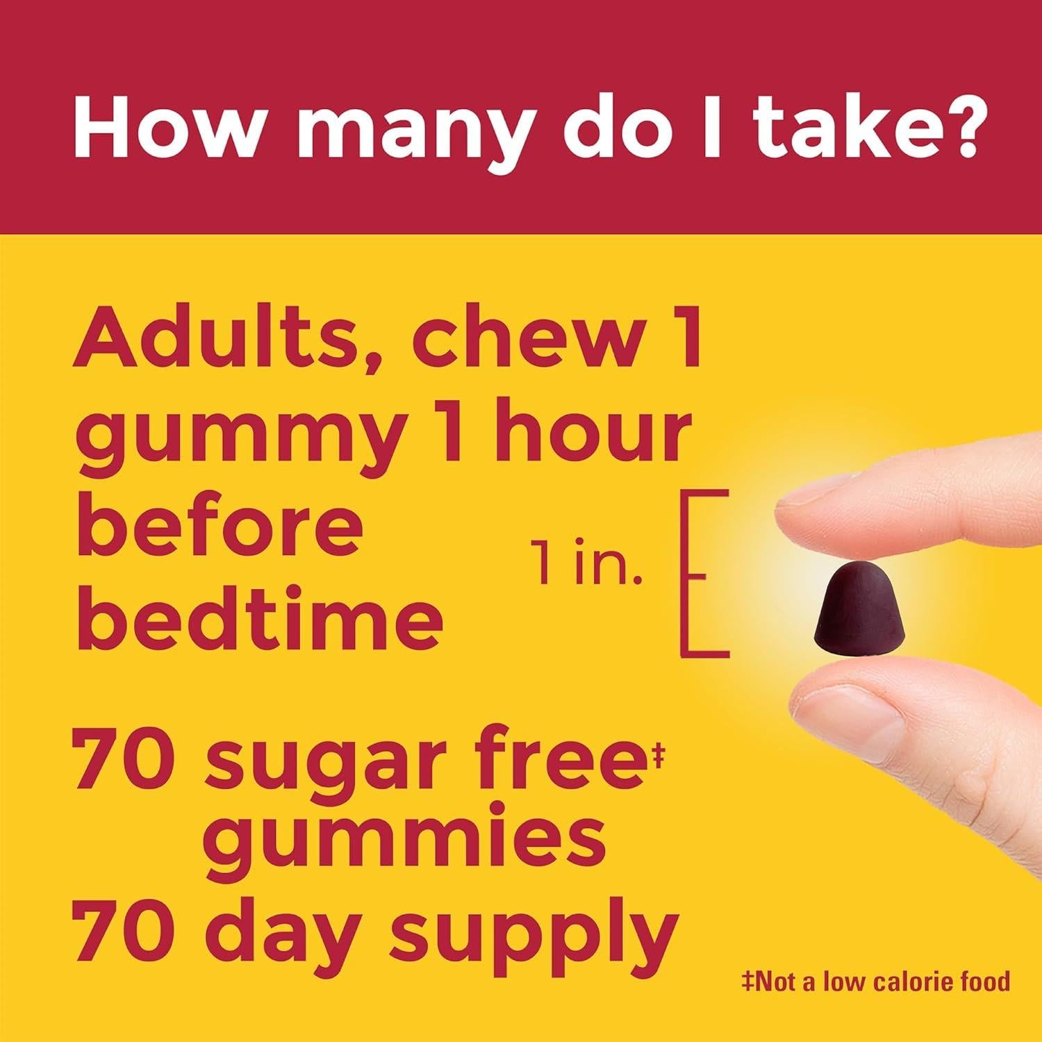 Gominolas de Melatonina Sin Azúcar Nature Made 5mg 70 Unidades