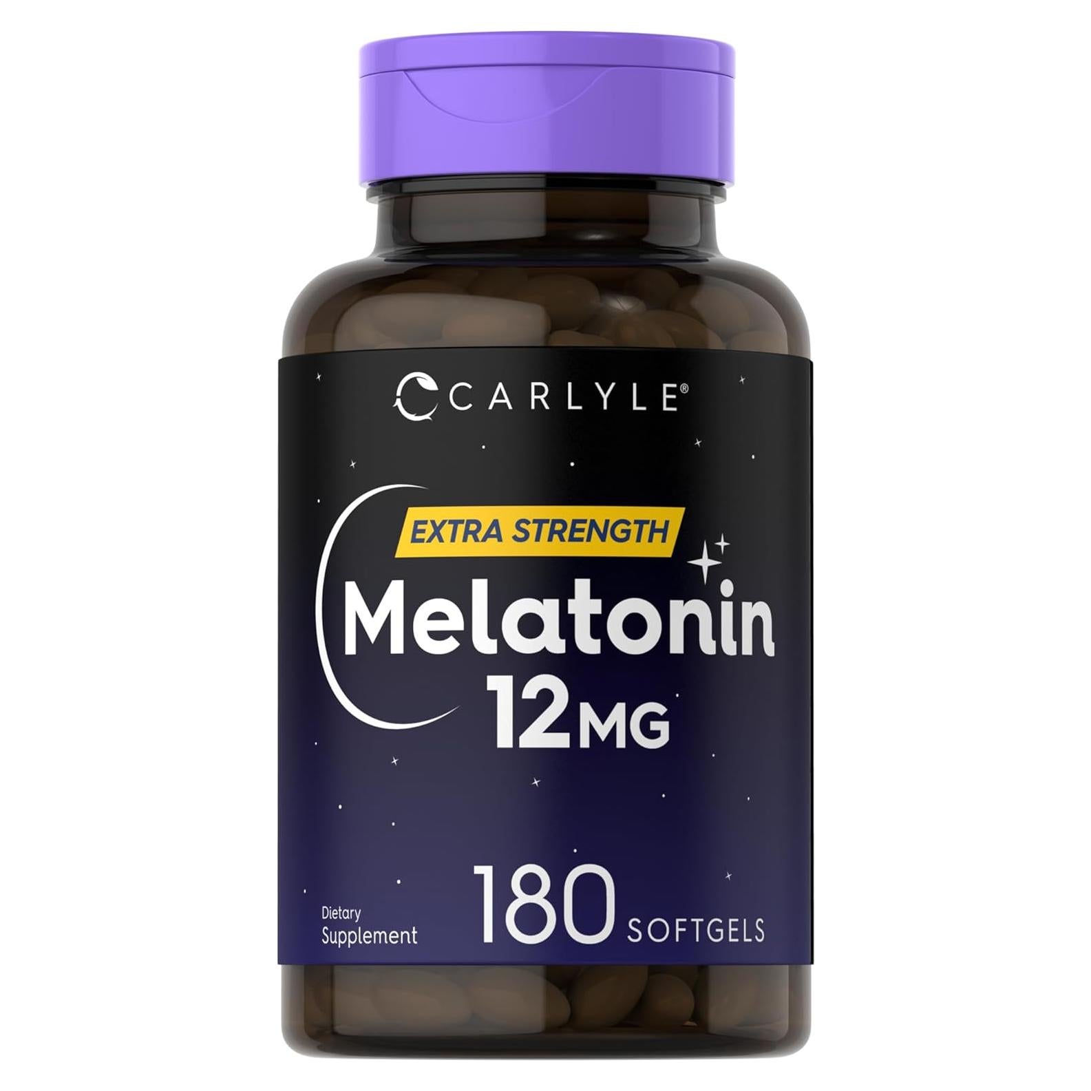 Cápsulas Blandas de Melatonina 12 mg Carlyle - 180 Unidades