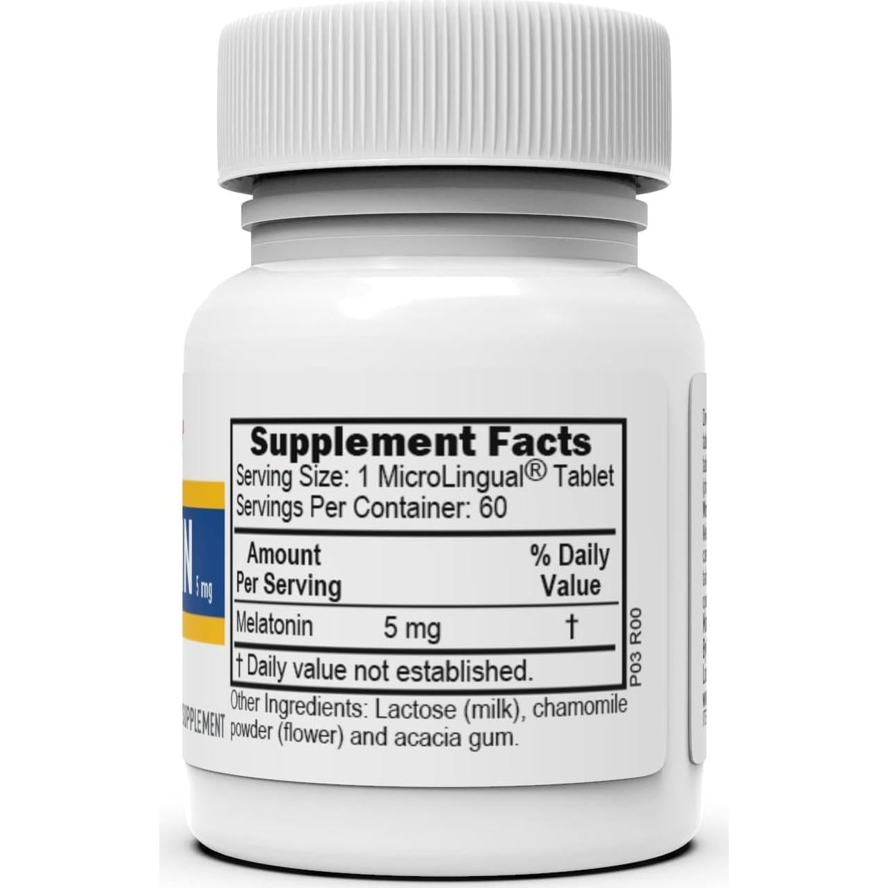 Melatonina 5 mg Superior Source - 60 Tabletas Sublinguales