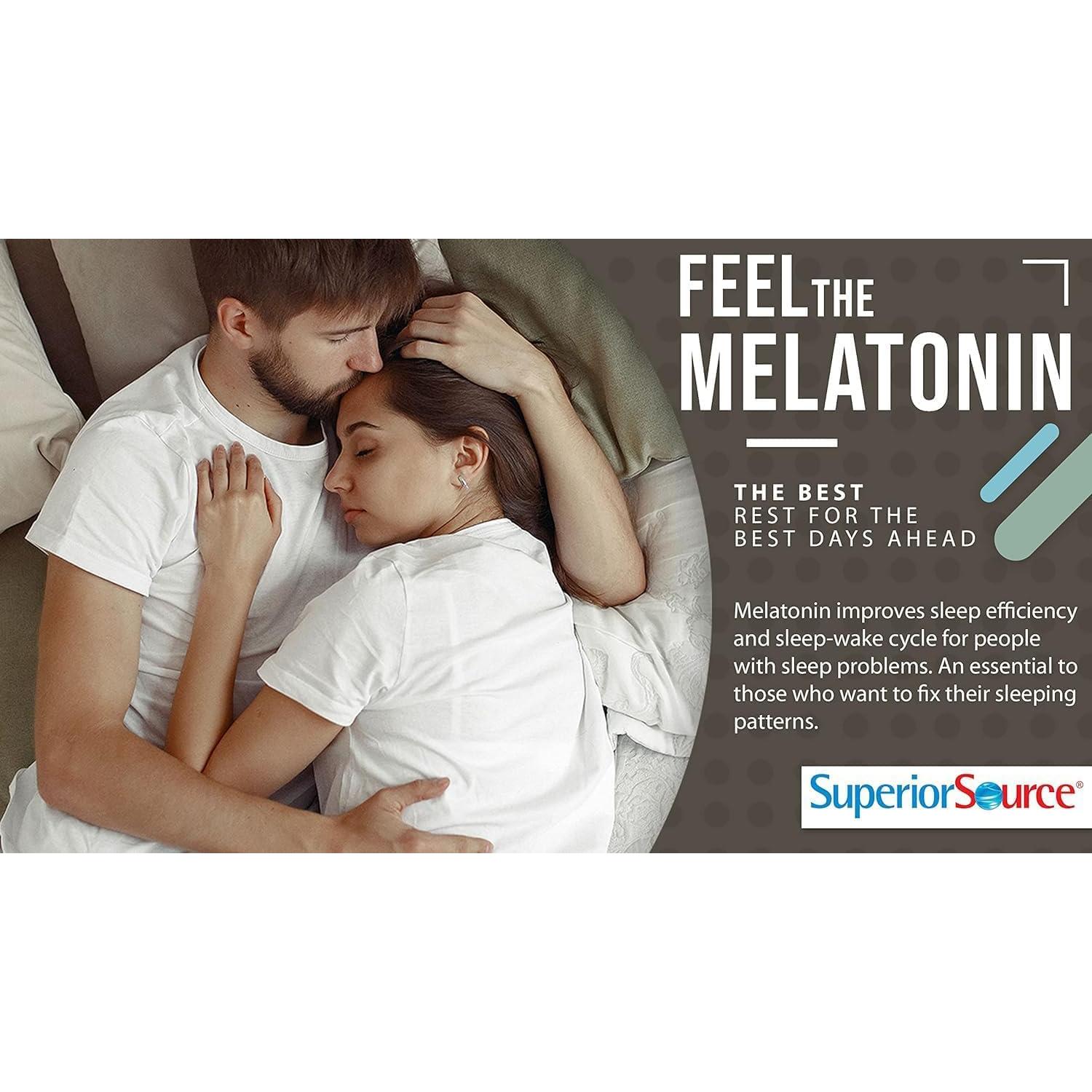 Melatonina 5 mg Superior Source - 60 Tabletas Sublinguales