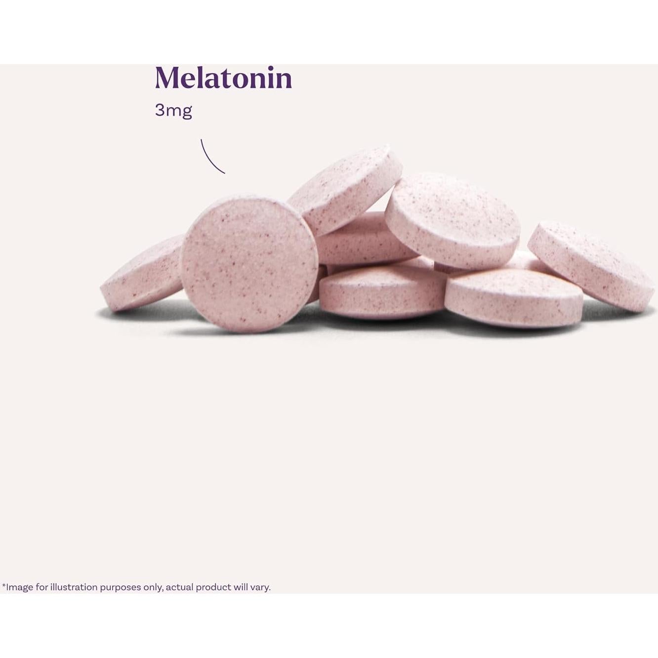 Suplemento de Melatonina Natrol 3 mg Sabor Fresa 90 Tabletas