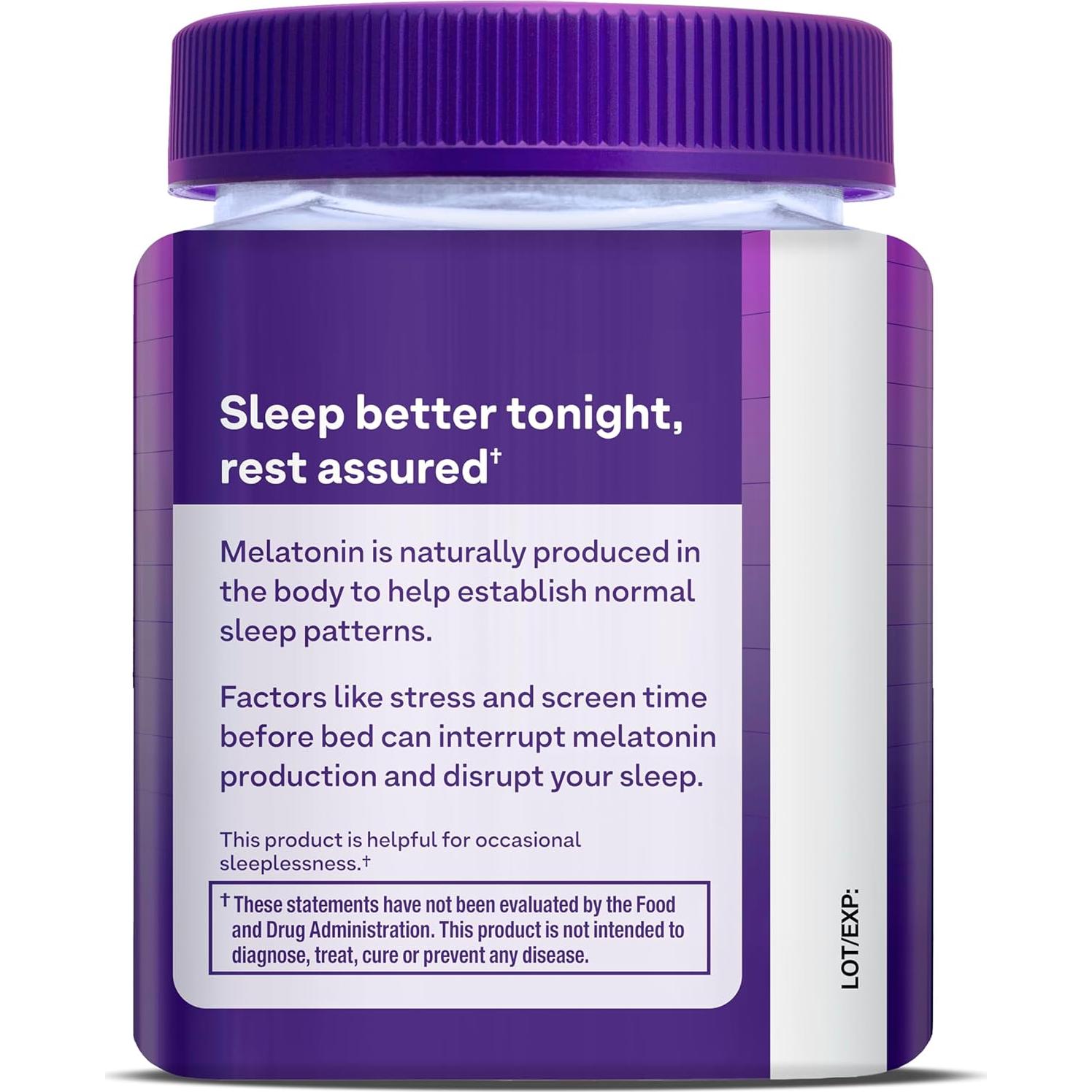 Gomitas de Melatonina Natrol 3 mg Sabor Fresa 70 Unidades