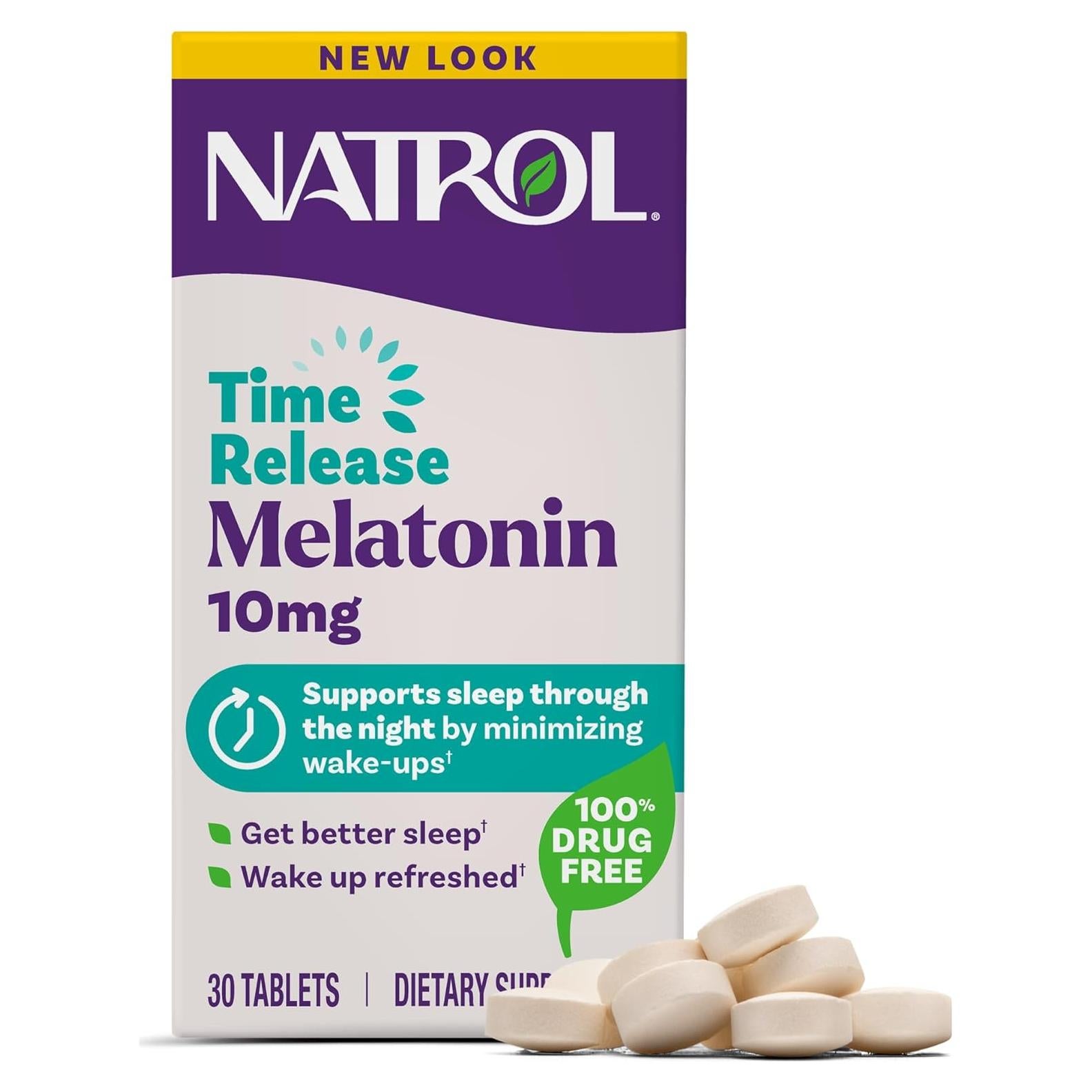Natrol Melatonina 10mg Tabletas Avanzadas 30 Contenido