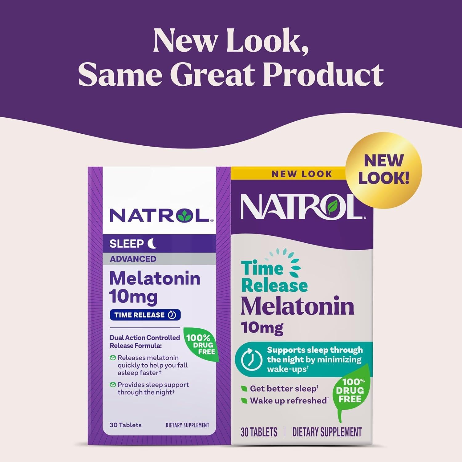 Natrol Melatonina 10mg Tabletas Avanzadas 30 Contenido