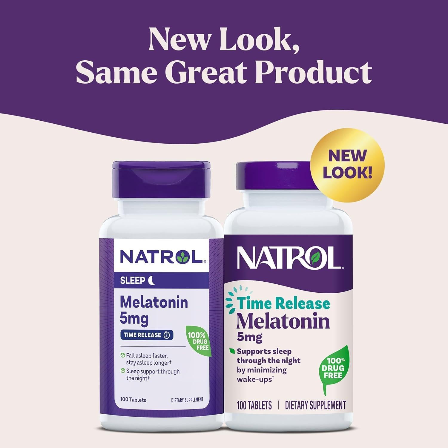 Natrol Melatonina 5 mg Liberación Prolongada 100 Tabletas
