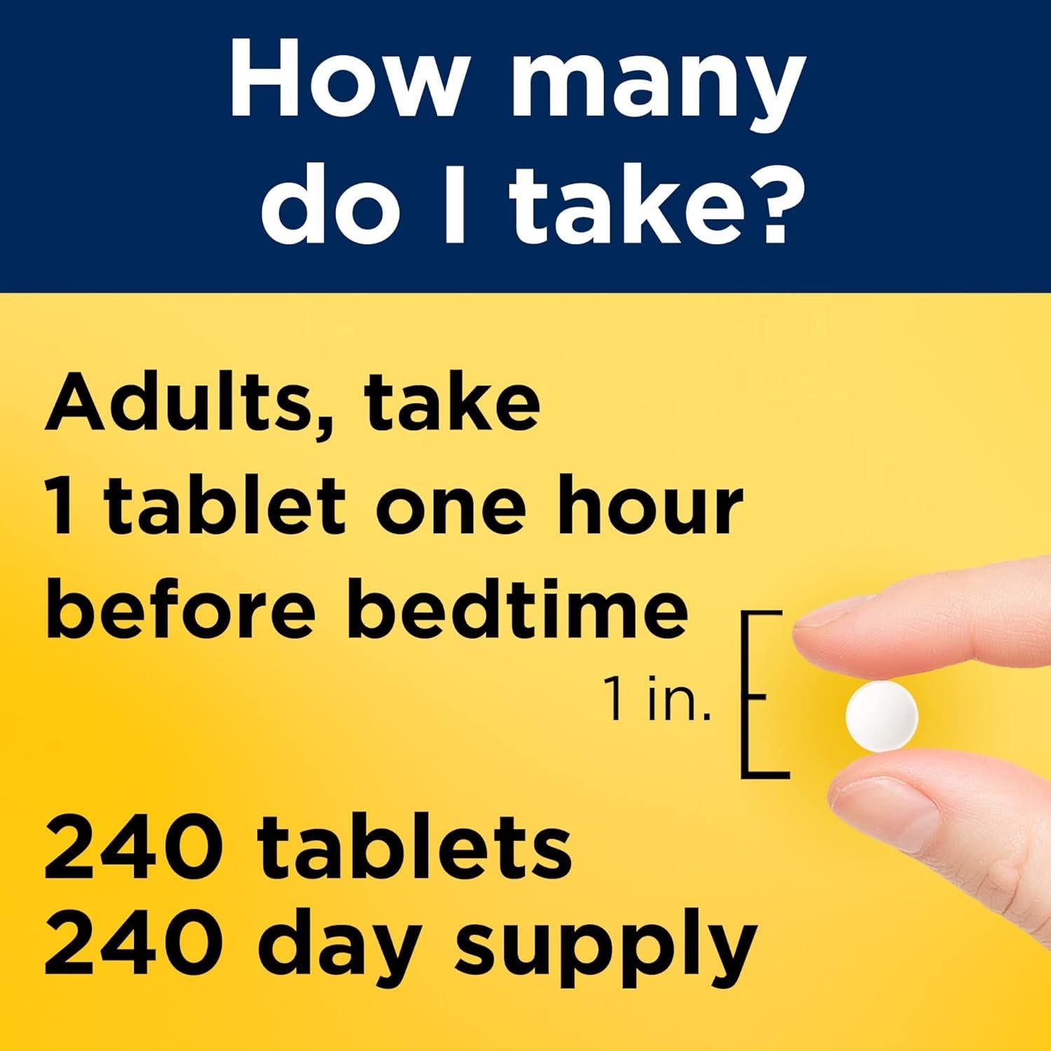 Melatonina 3mg Nature Made 240 Tabletas Suplemento para Dormir