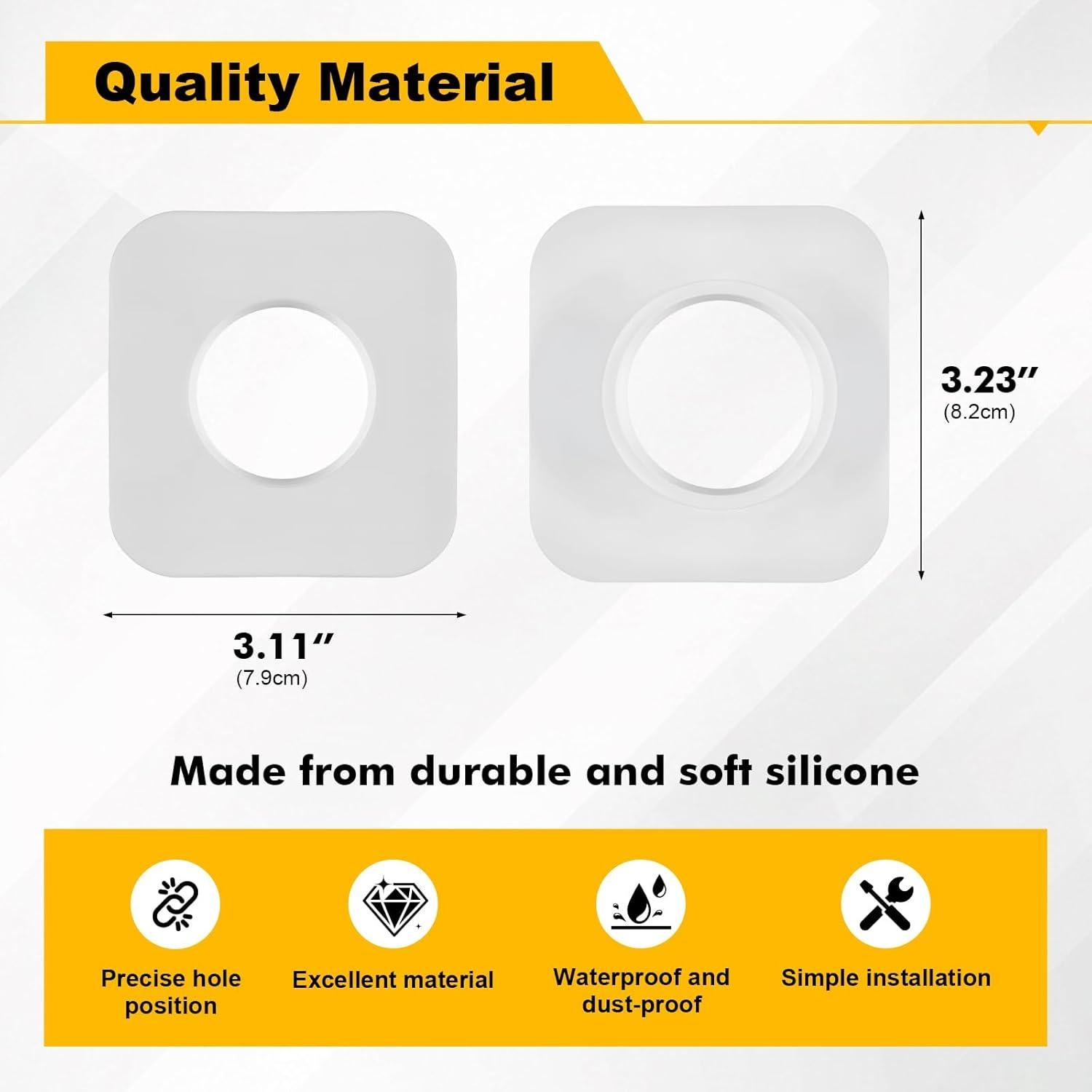 Soporte de Ventana para Cámara Yi Home - 2 Unidades - Adhesivo Fuerte