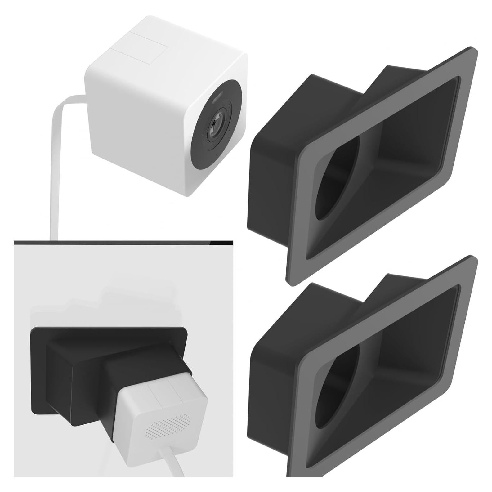 Soporte de Ventana Angulado Teccle para Wyze Cam OG - 20 Grados (2 Pack)