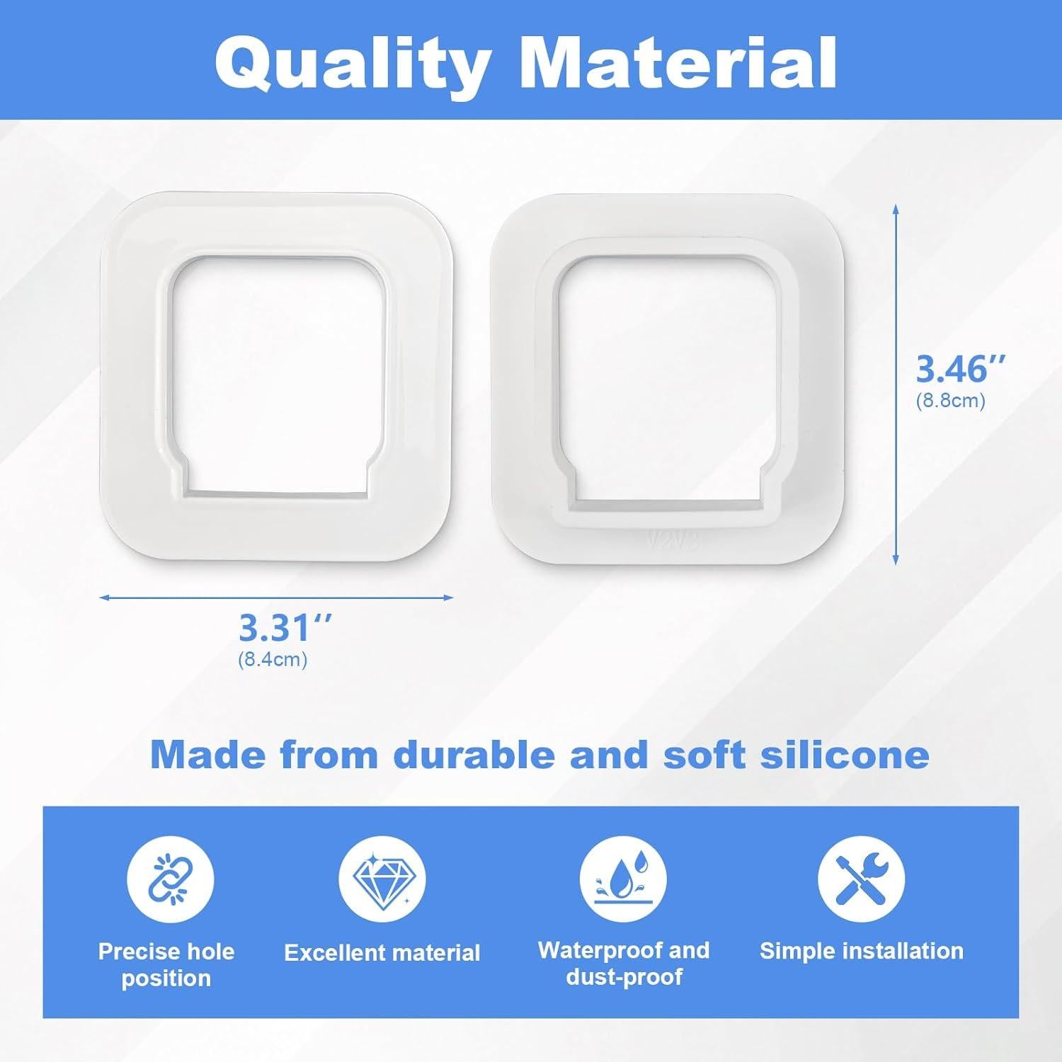 Soporte Adhesivo para Ventana Wyze Cam V4/V3 - 2 Paquete Blanco