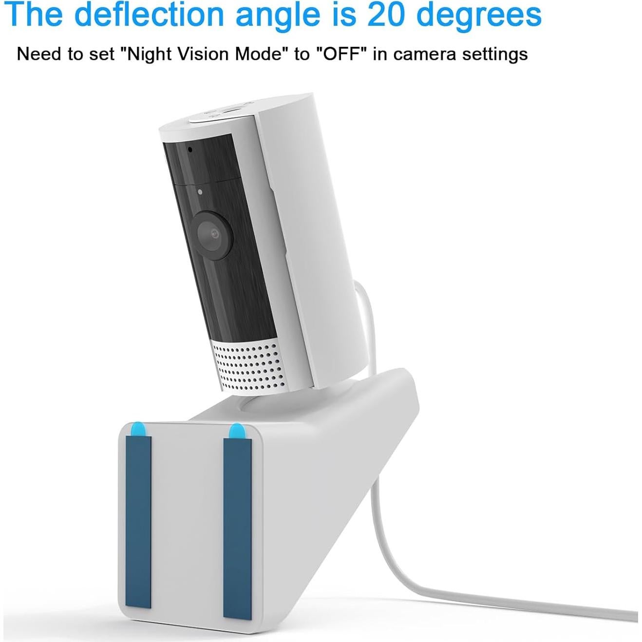 Soporte de Ventana HOLACA para Ring Indoor Cam - Blanco