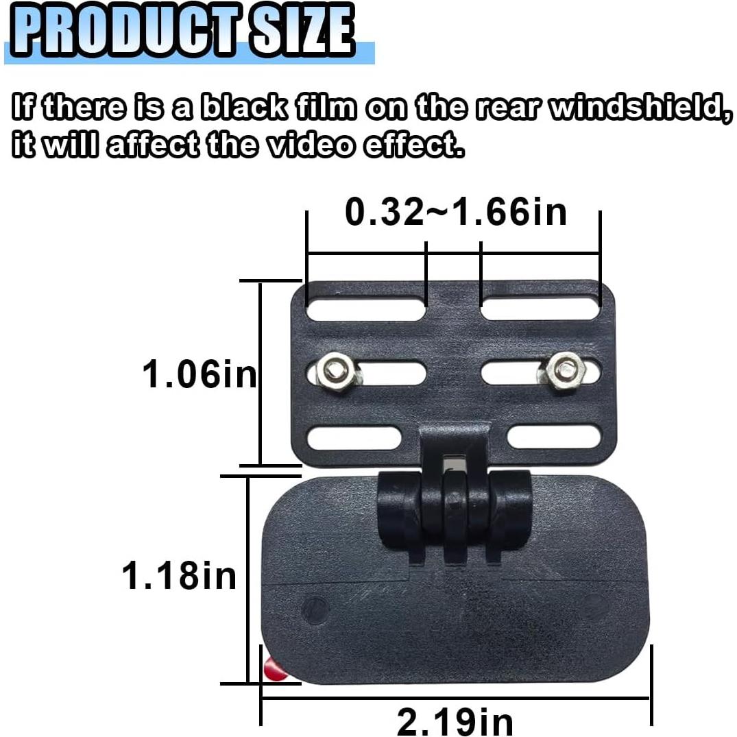 Soporte de Cámara Trasera para Coche BDZMC Ajustable