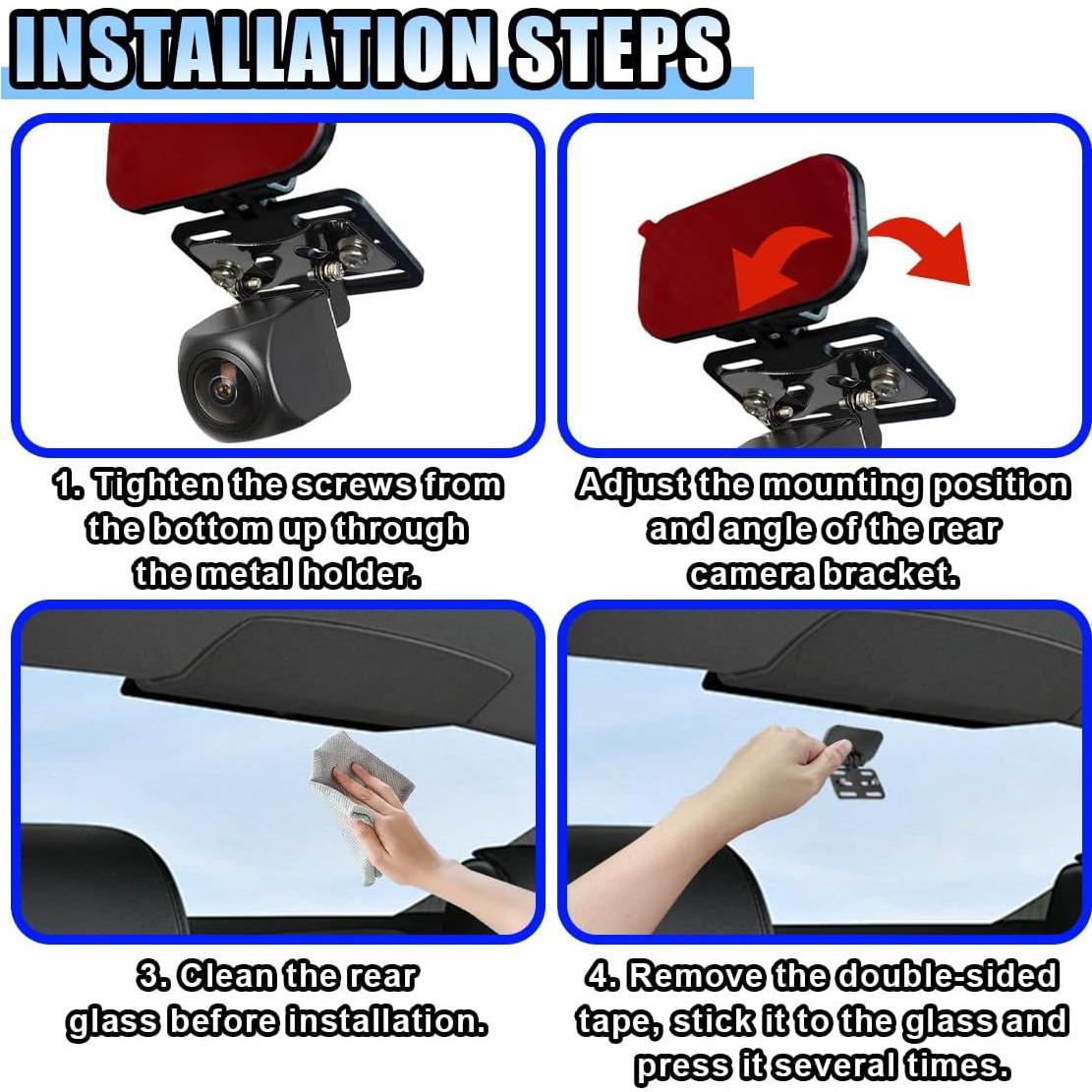 Soporte de Cámara Trasera para Coche BDZMC Ajustable
