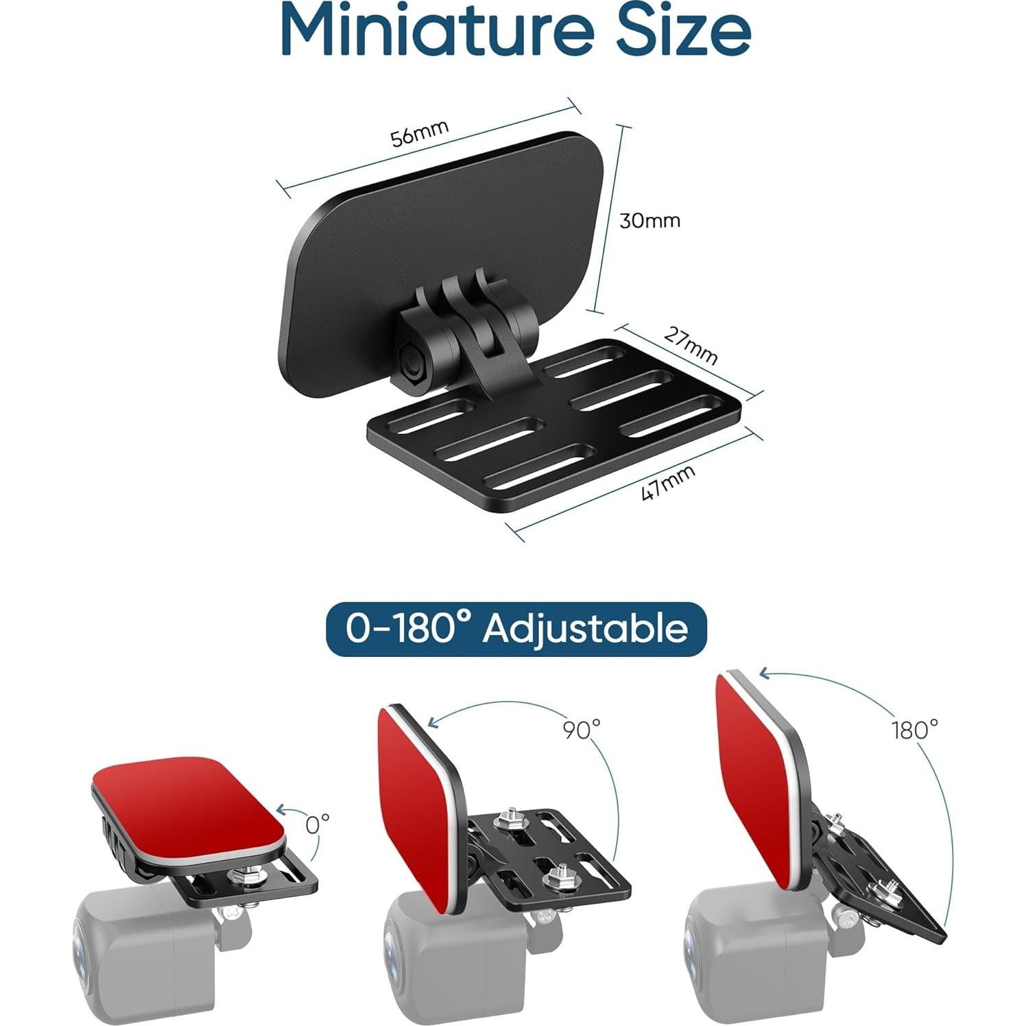 Soporte de Cámara Trasera Universal Pixelman - Adhesivo 2PCS