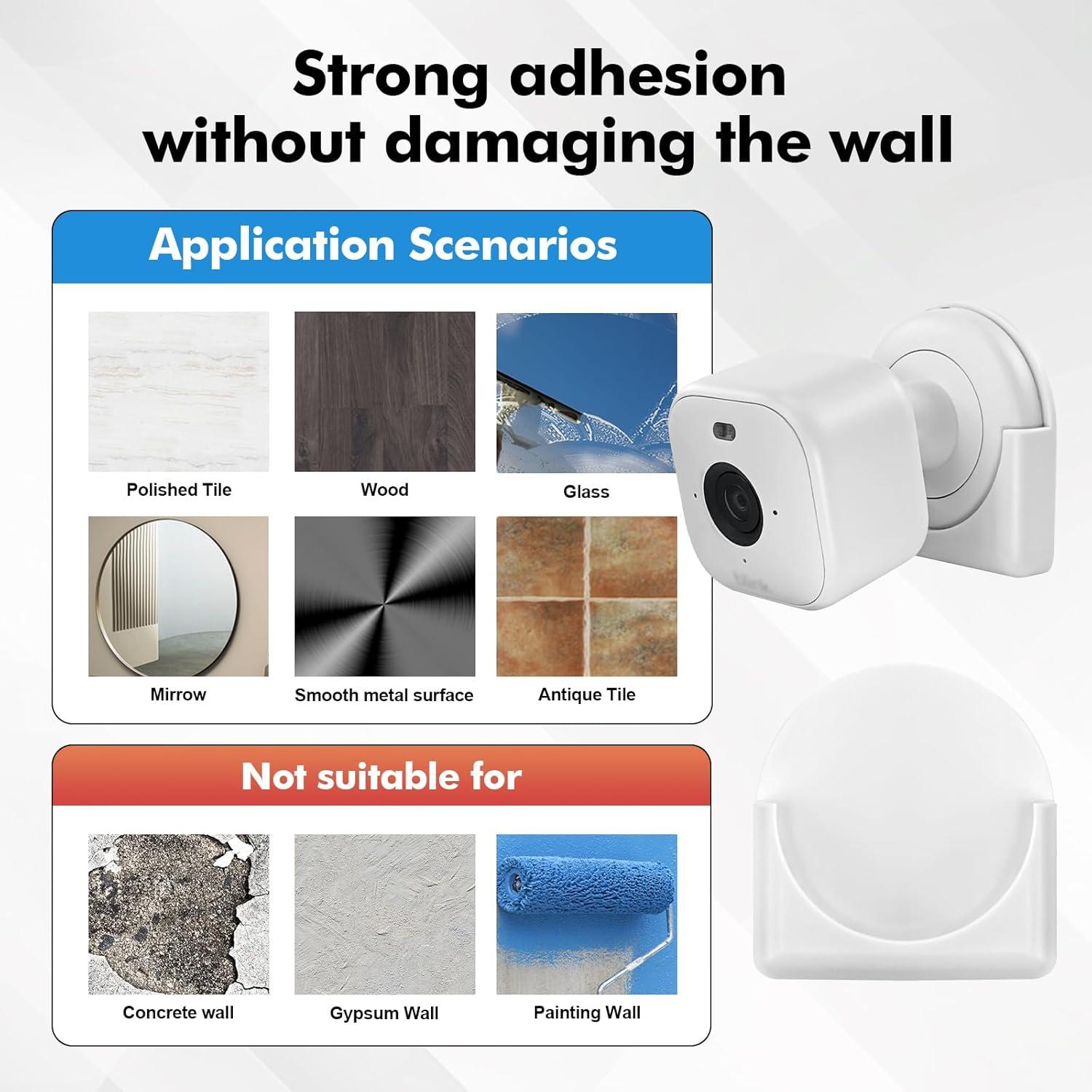 Soporte Adhesivo para Cámara Tapo C120 y Blink Mini - 2 Unidades