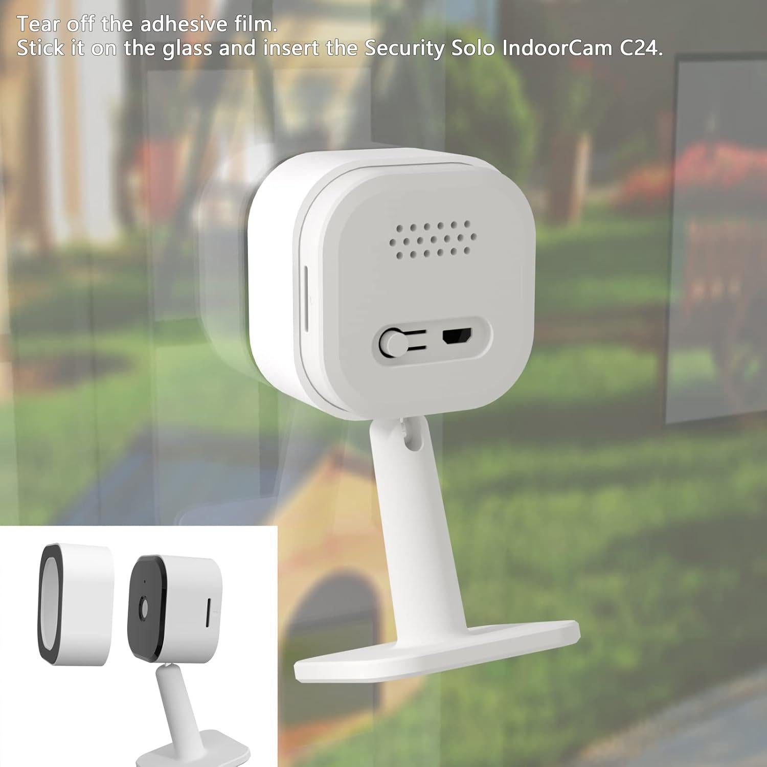 Soportes de Ventana Zwolf para Eufy Security C120 C24 - Paquete de 2