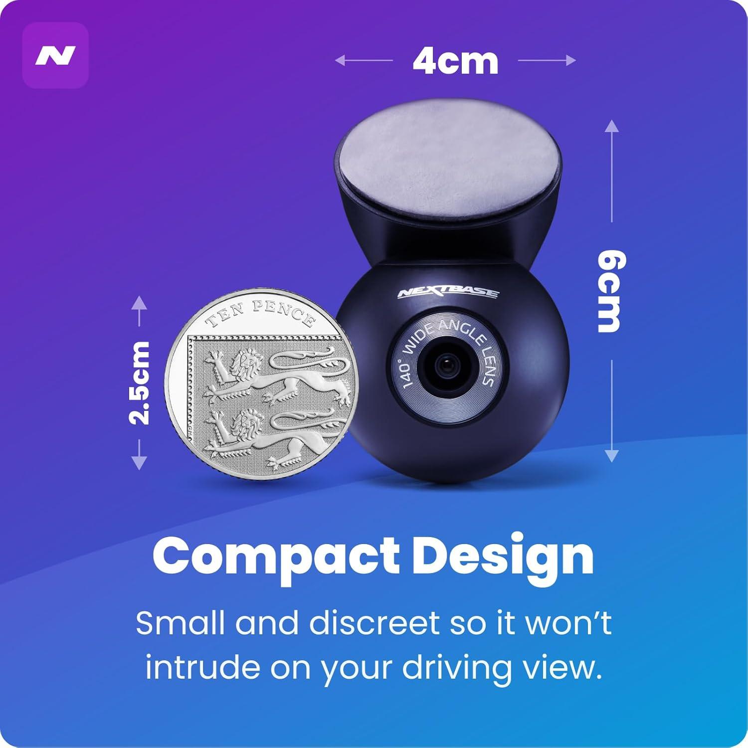 Cámara Trasera Nextbase NBDVRS2RWC | 140° Ángulo Amplio, 200g