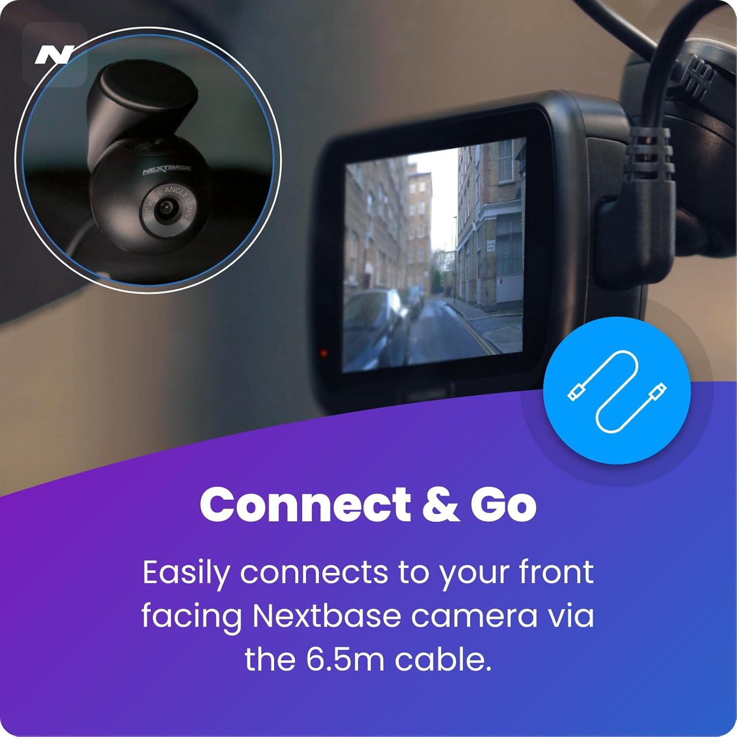 Cámara Trasera Nextbase NBDVRS2RWC | 140° Ángulo Amplio, 200g