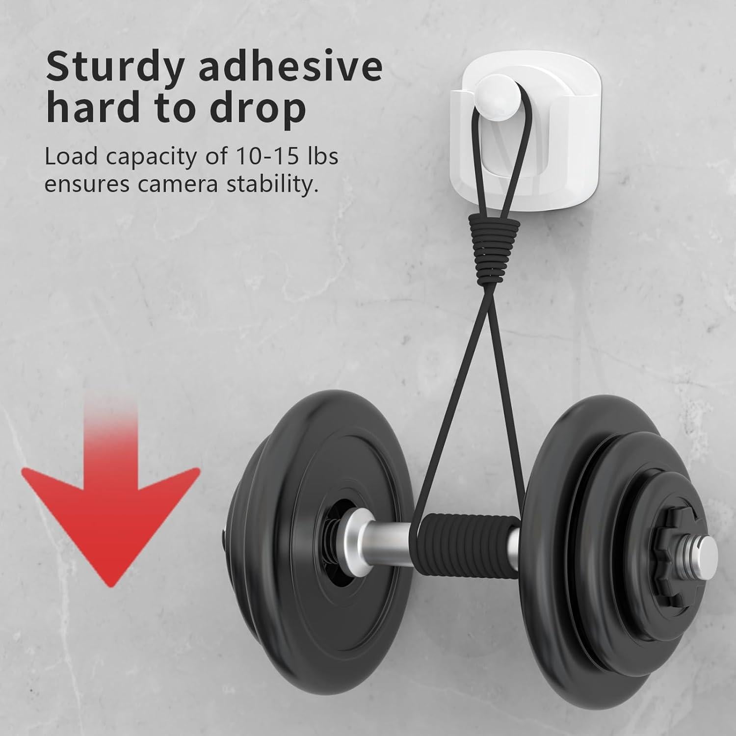 Paquete de 3 Soportes Adhesivos para Cámara Ring Interior